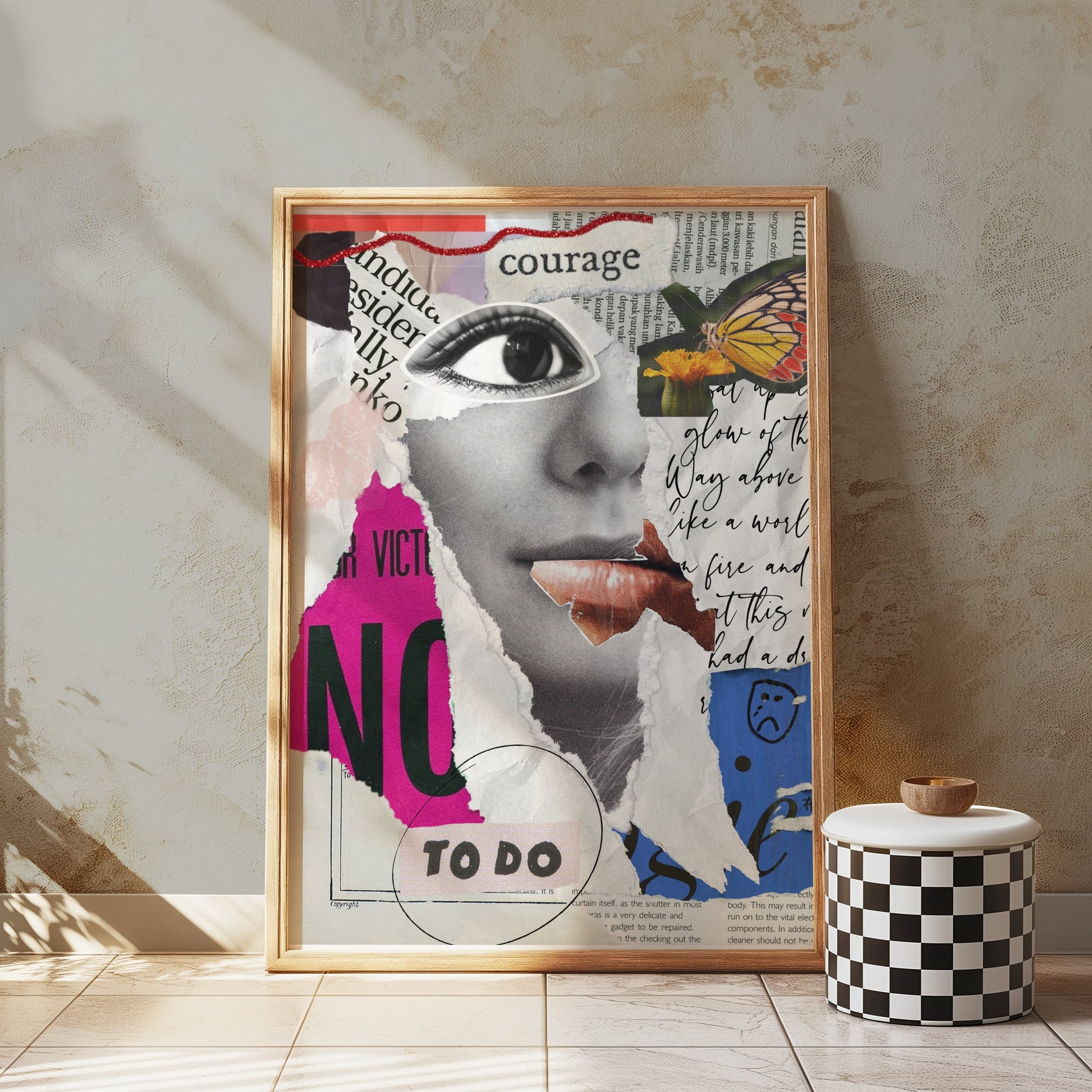 Premium Poster of Inspirational Collage Art Posters for Wall Decor