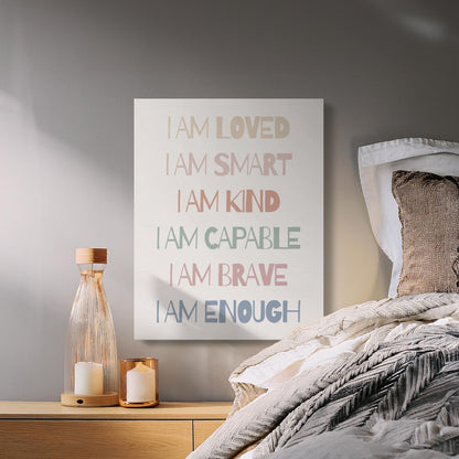 Premium Poster of Inspirational Nursery Wall Art Canvas Wraps