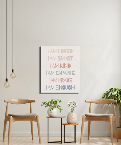 Premium Poster of Inspirational Nursery Wall Art Canvas Wraps