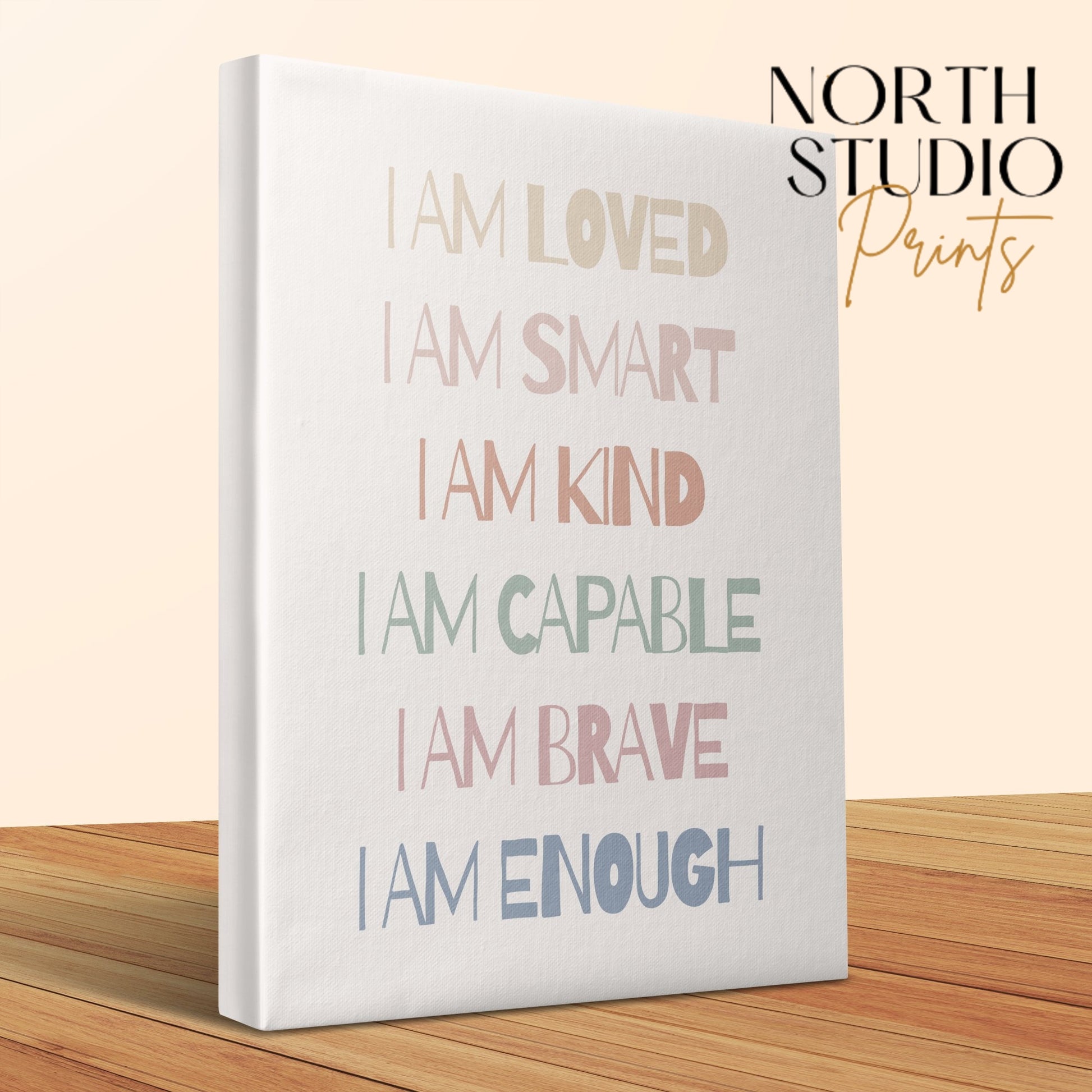Premium Poster of Inspirational Nursery Wall Art Canvas Wraps