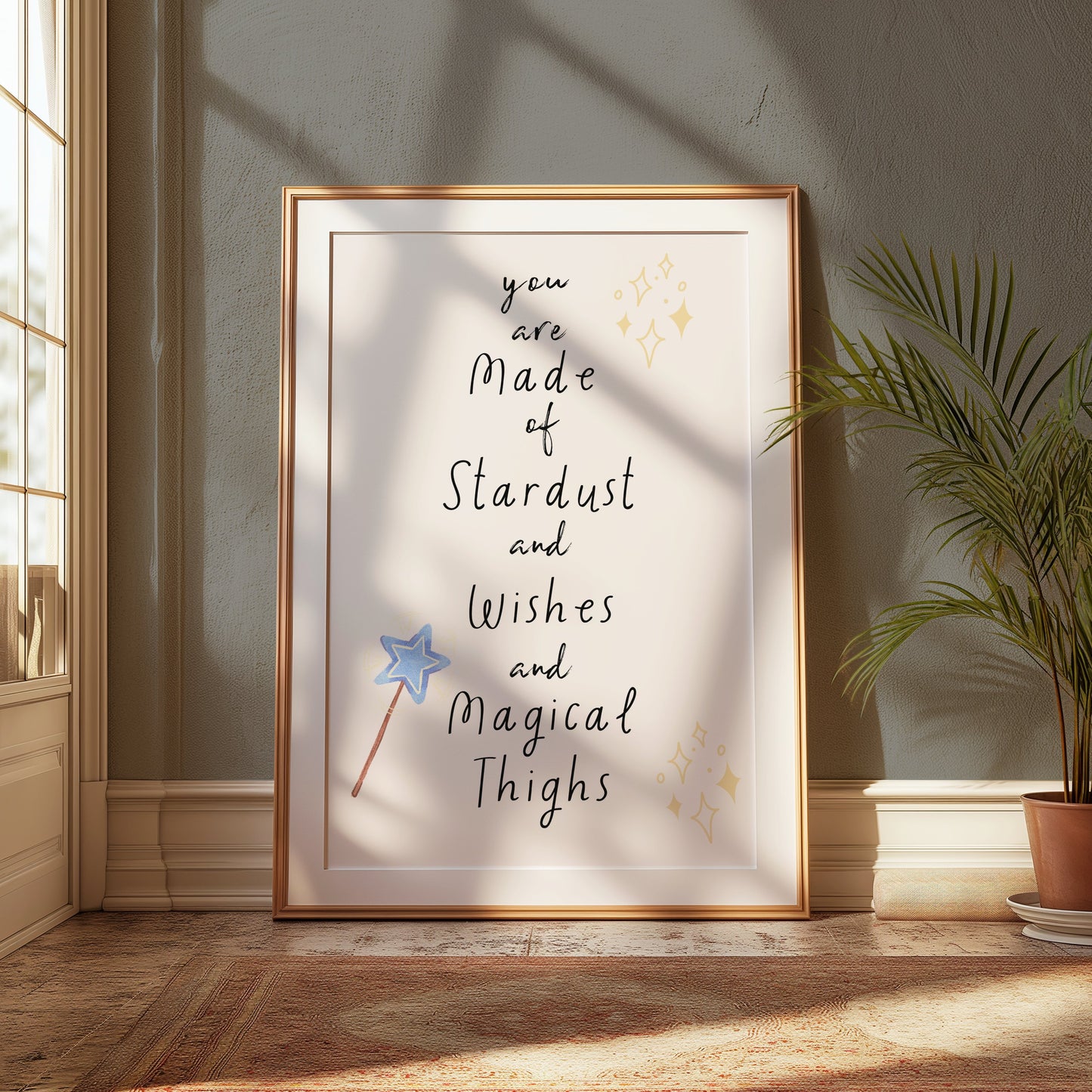 Premium Poster of Inspirational Quote Magic Themed Typography Art Posters