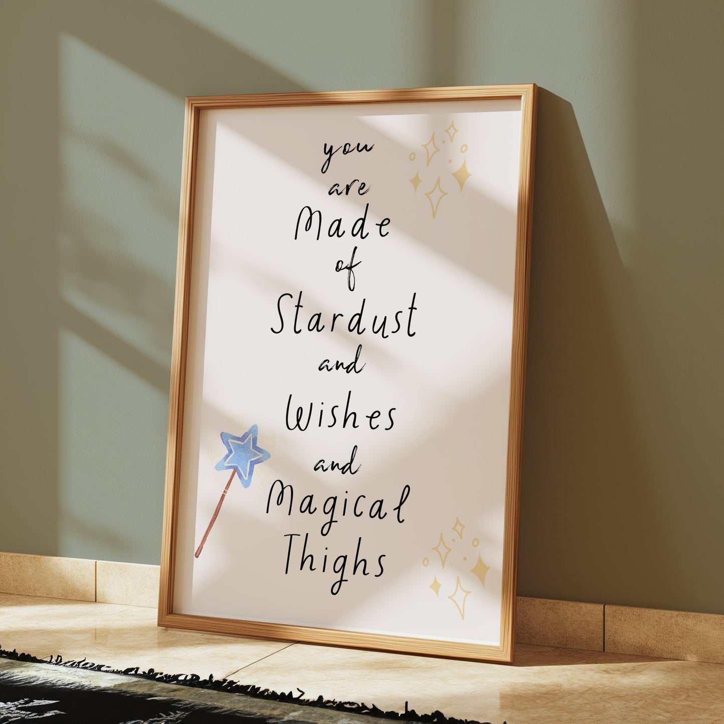 Premium Poster of Inspirational Quote Magic Themed Typography Art Posters