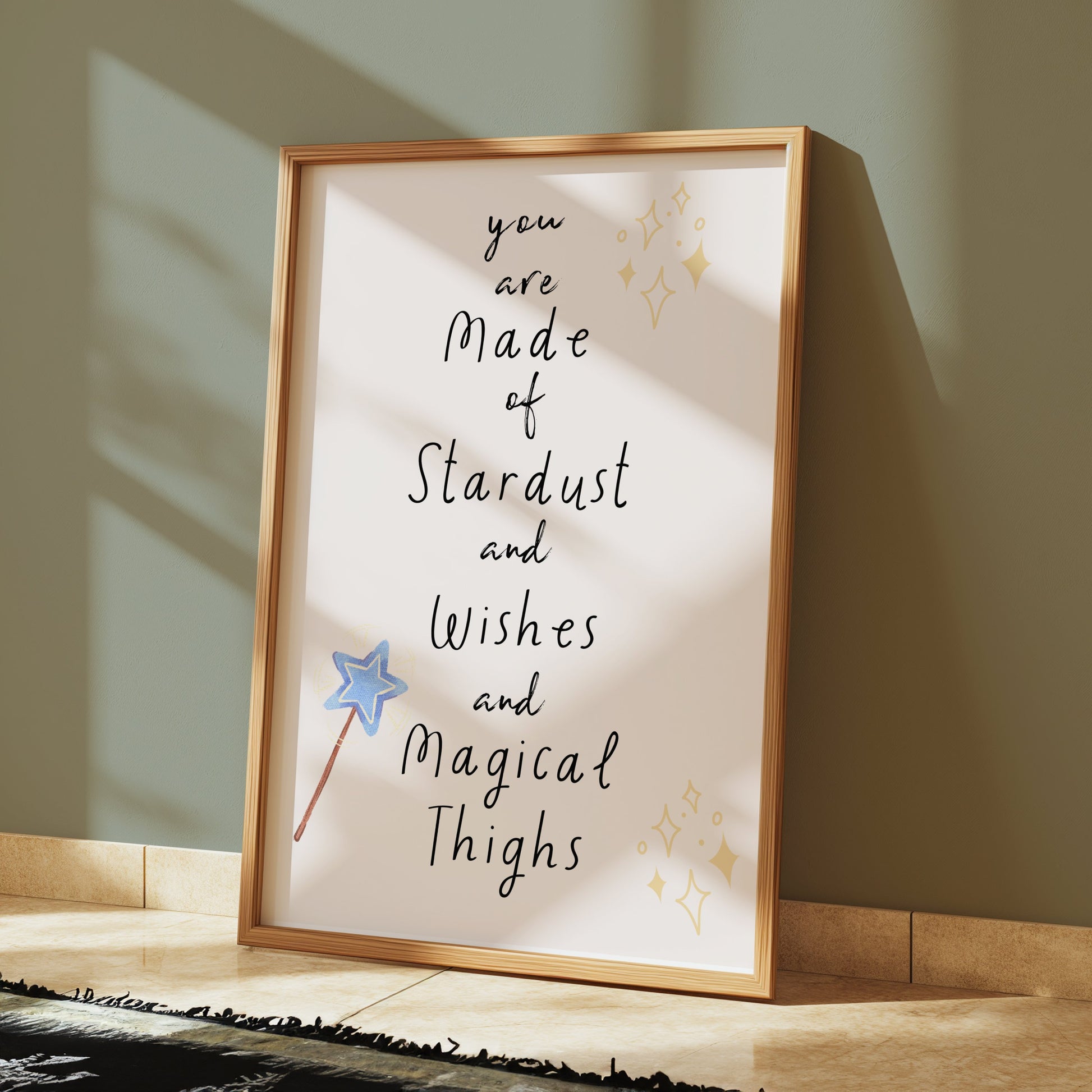 Premium Poster of Inspirational Quote Magic Themed Typography Art Posters