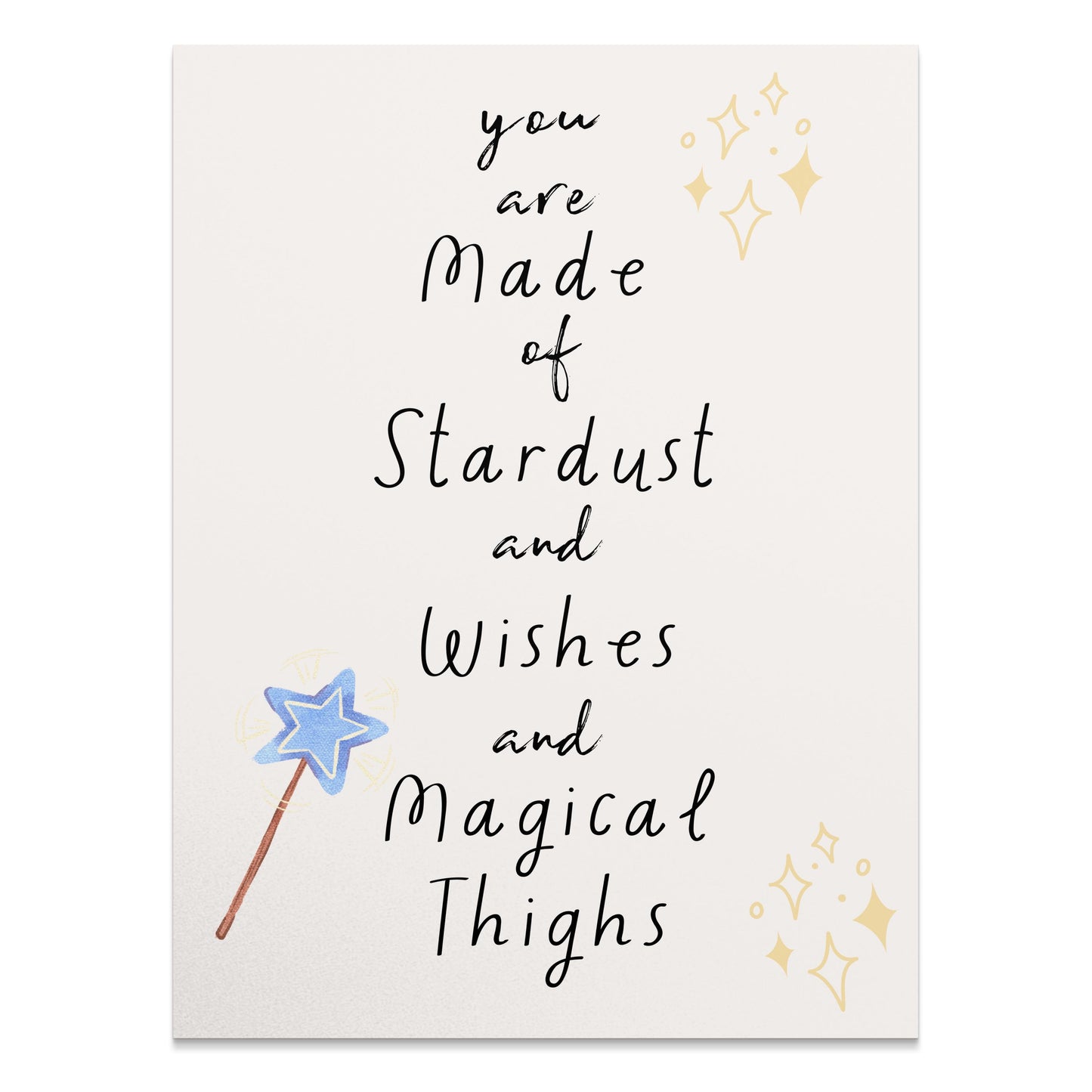 Premium Poster of Inspirational Quote Magic Themed Typography Art Posters