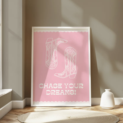 Premium Poster of Inspirational Western Boots Design Posters