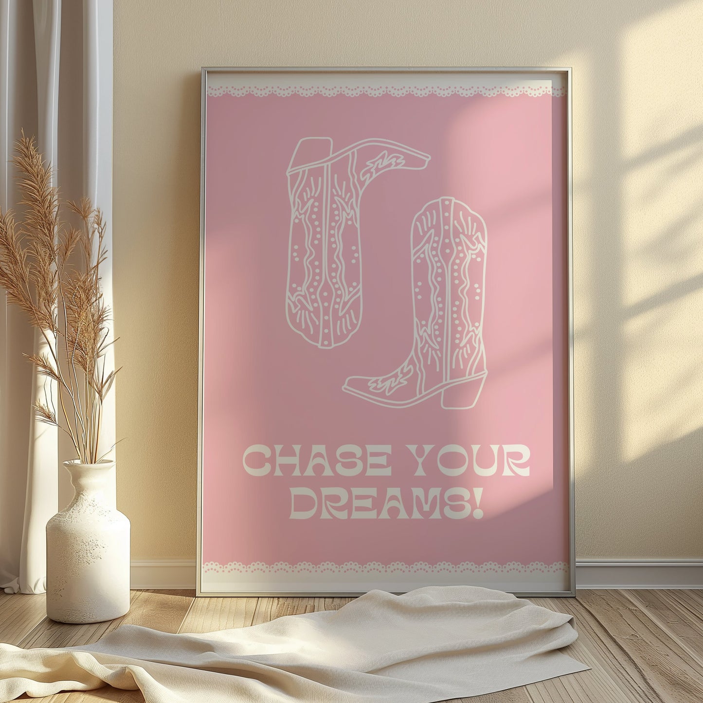 Premium Poster of Inspirational Western Boots Design Posters