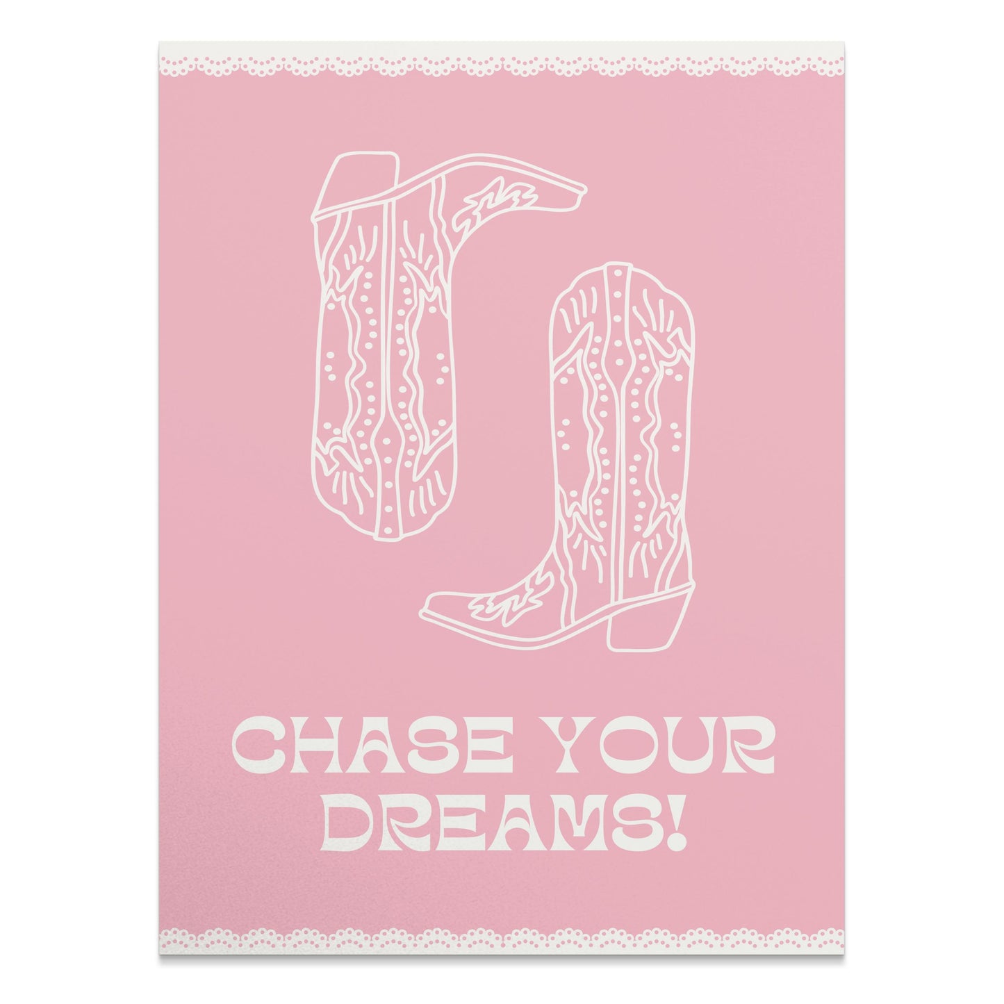 Premium Poster of Inspirational Western Boots Design Posters