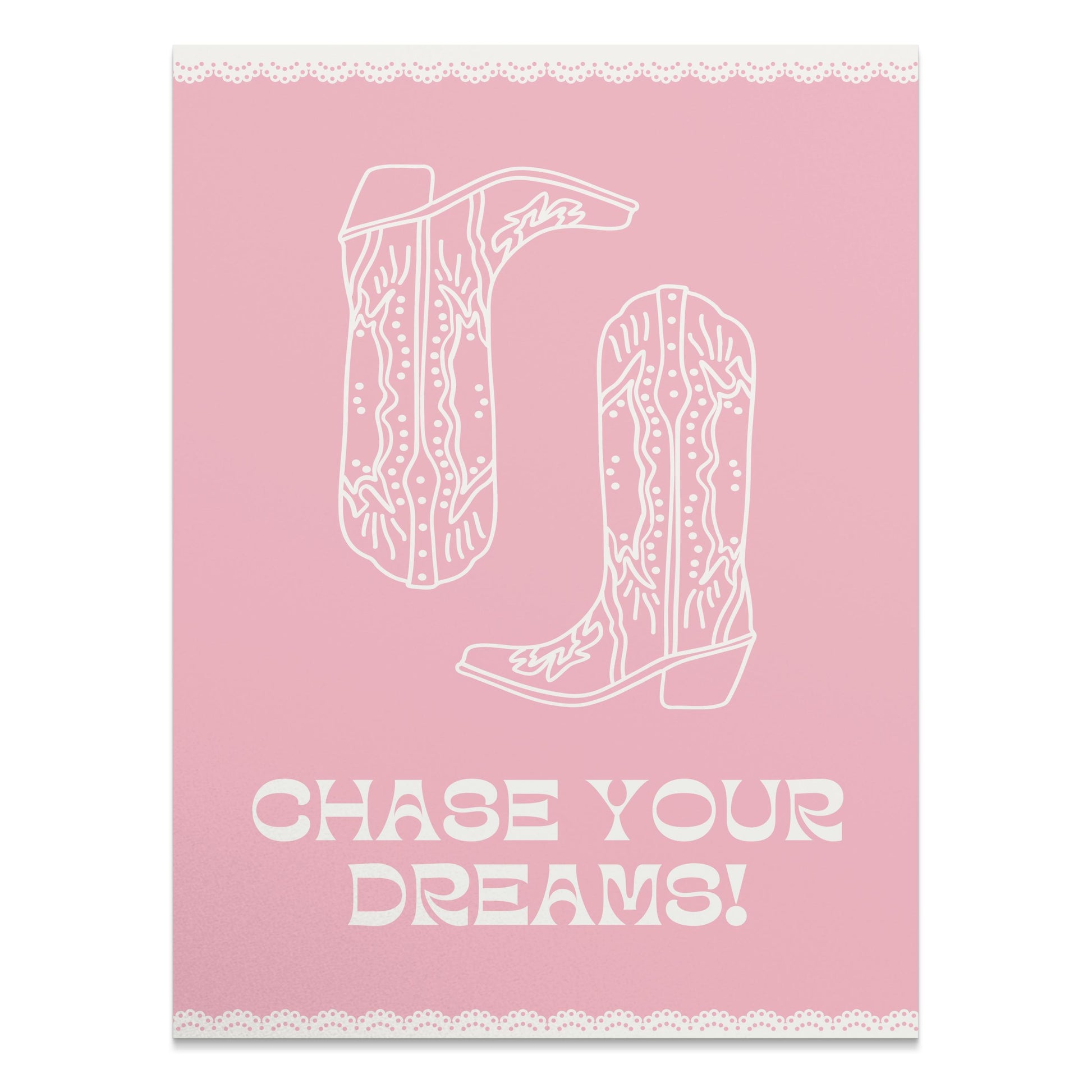 Premium Poster of Inspirational Western Boots Design Posters