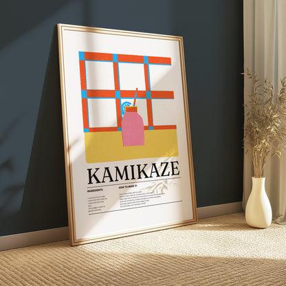 Premium Poster of Instructions for Kamikaze Cocktail Posters