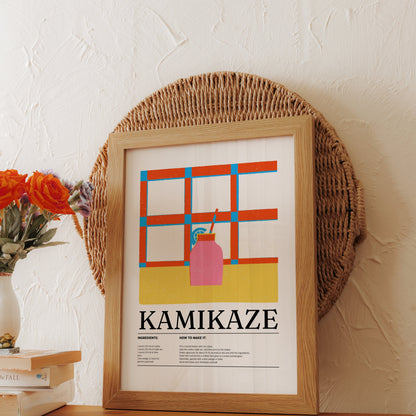 Premium Poster of Instructions for Kamikaze Cocktail Posters