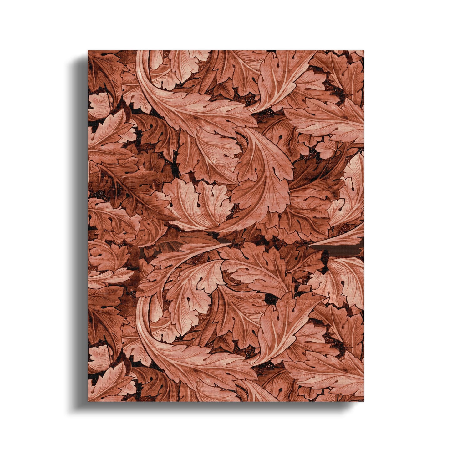 Premium Poster of Intricate Autumn Leaves Pattern William Morris Canvas Wraps