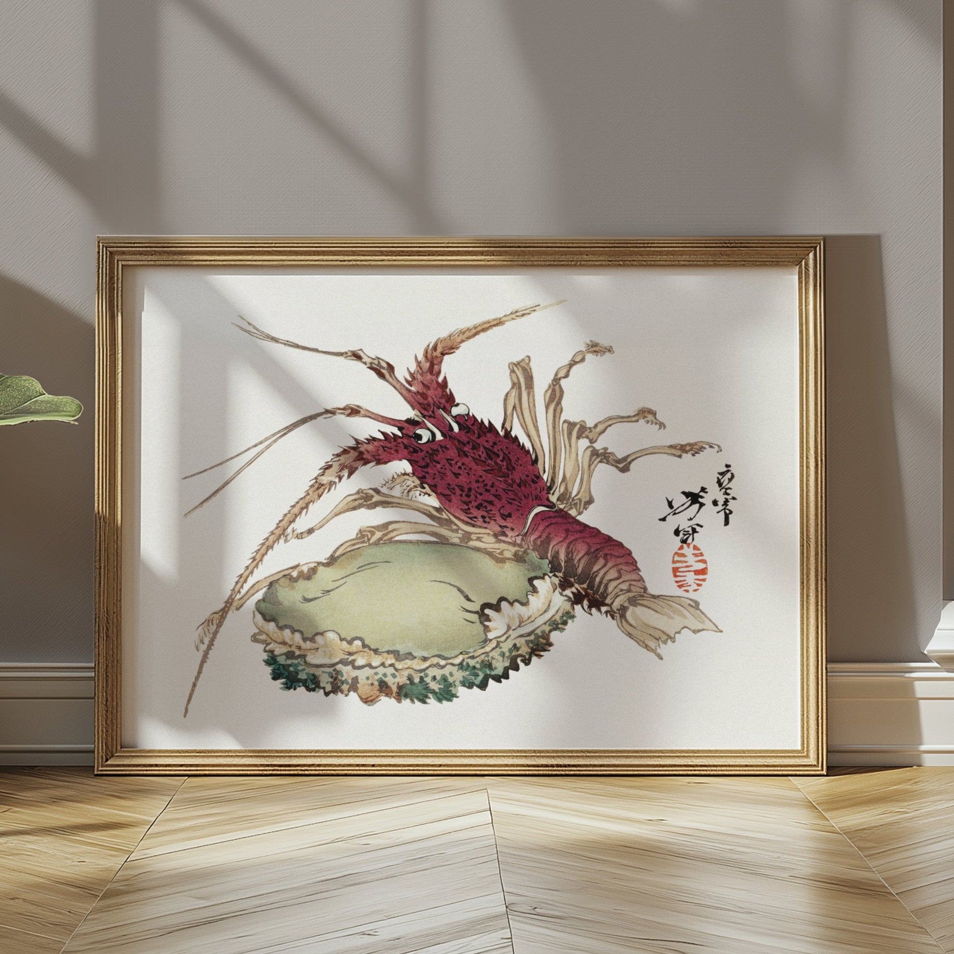 Premium Poster of Intricate Detailed Japanese Crab Art Print Posters