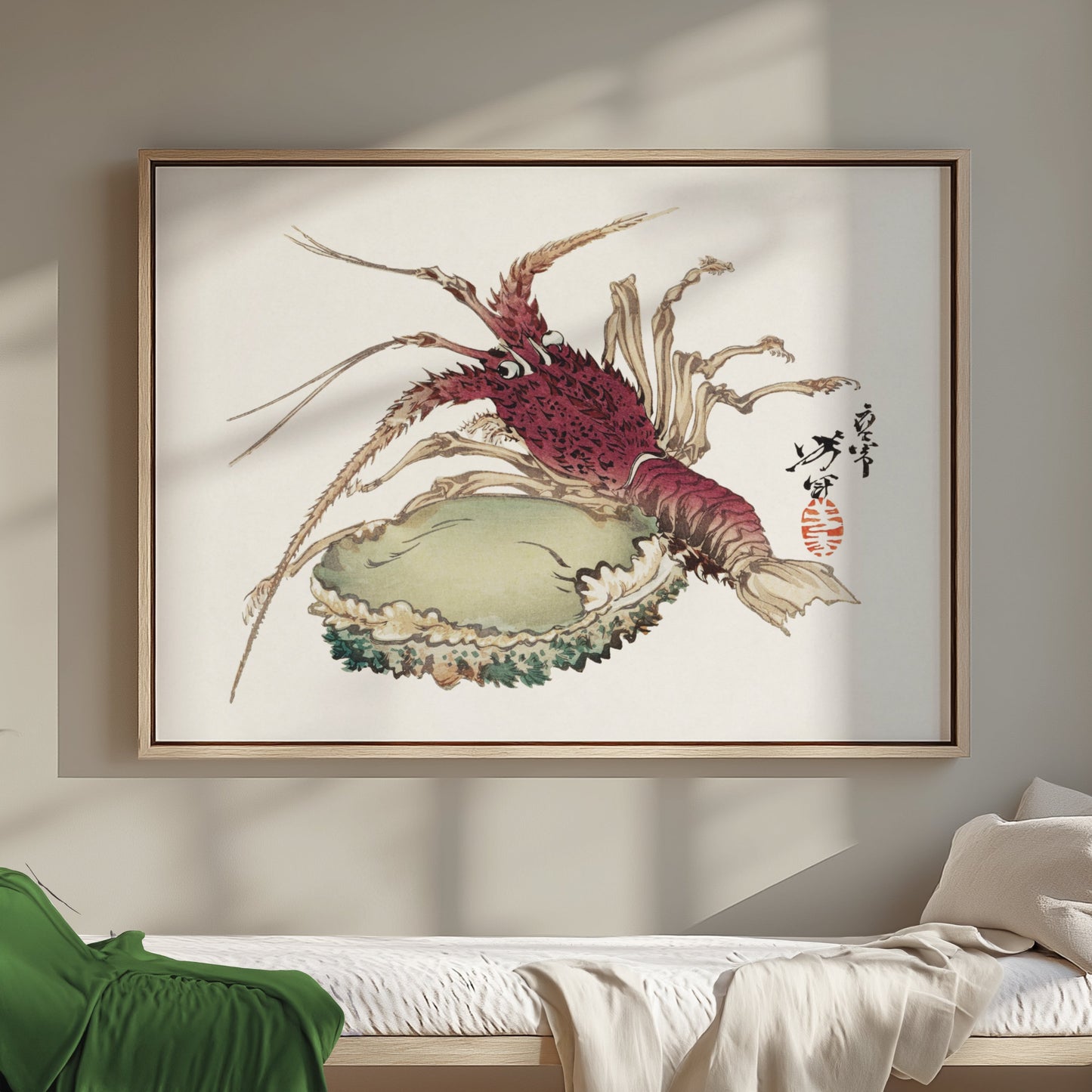 Premium Poster of Intricate Detailed Japanese Crab Art Print Posters