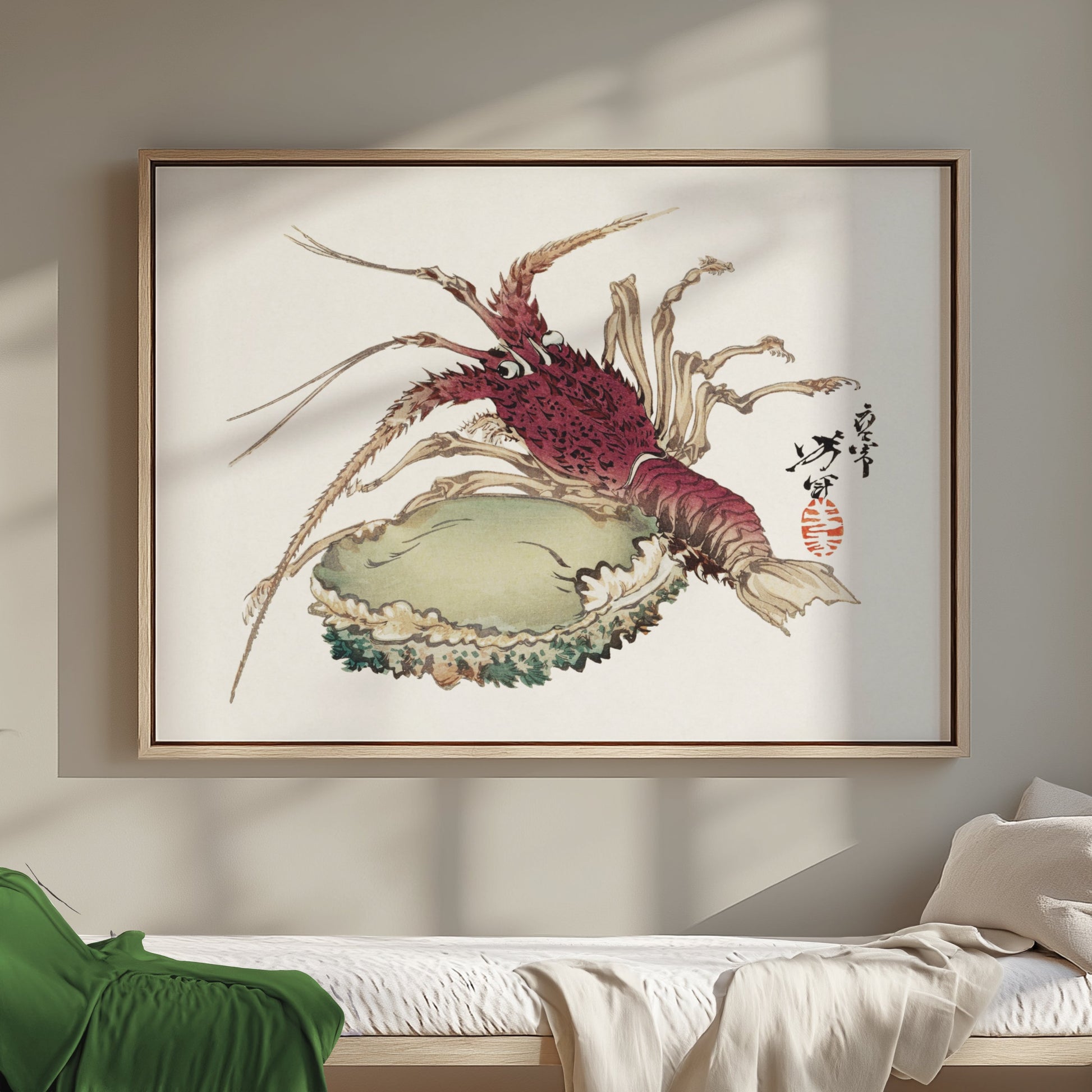 Premium Poster of Intricate Detailed Japanese Crab Art Print Posters