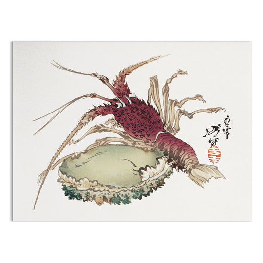 Premium Poster of Intricate Detailed Japanese Crab Art Print Posters