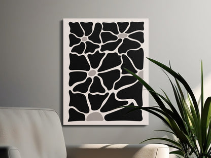 Premium Poster of Intricate Floral Patterns Abstract Canvas Wraps