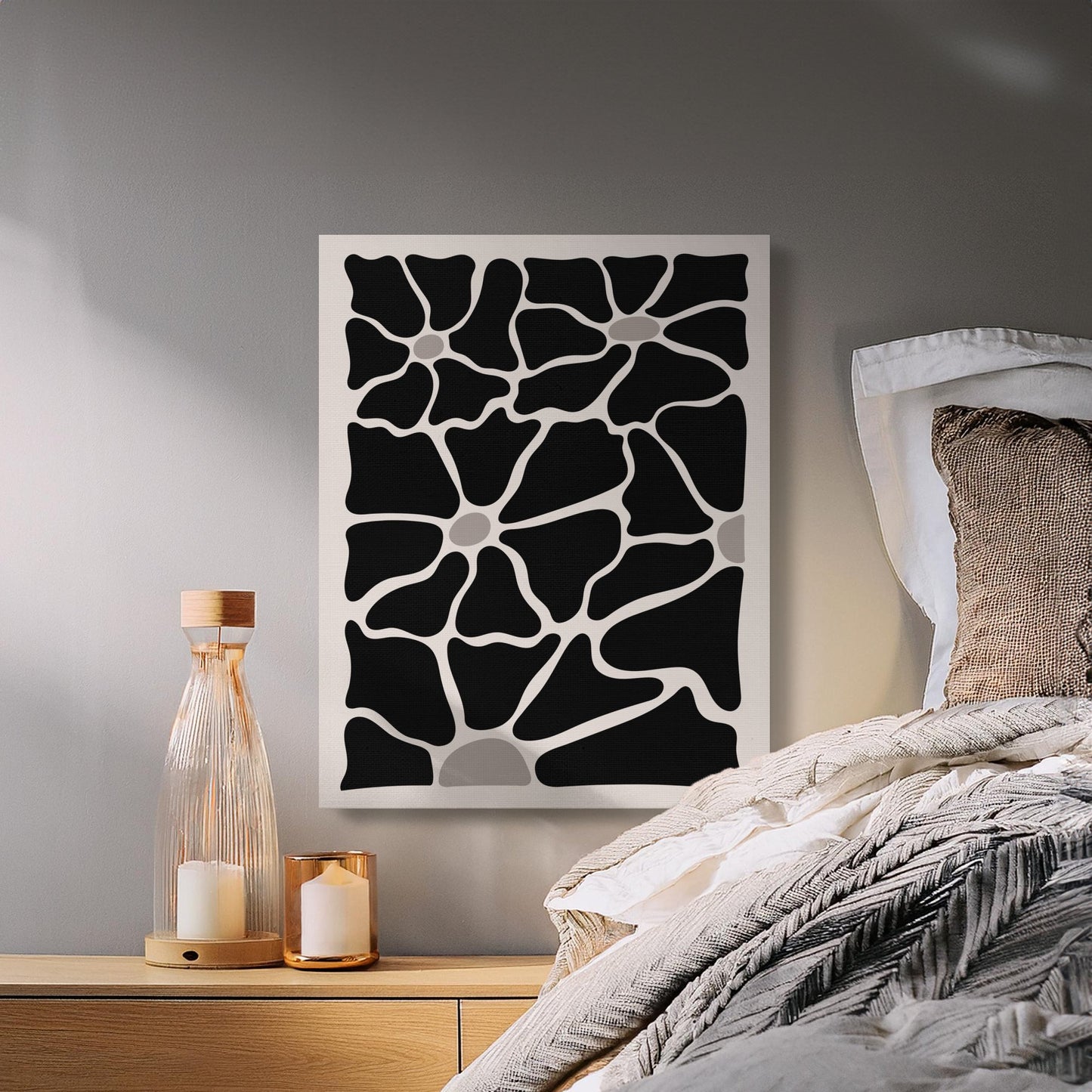 Premium Poster of Intricate Floral Patterns Abstract Canvas Wraps