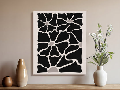 Premium Poster of Intricate Floral Patterns Abstract Canvas Wraps