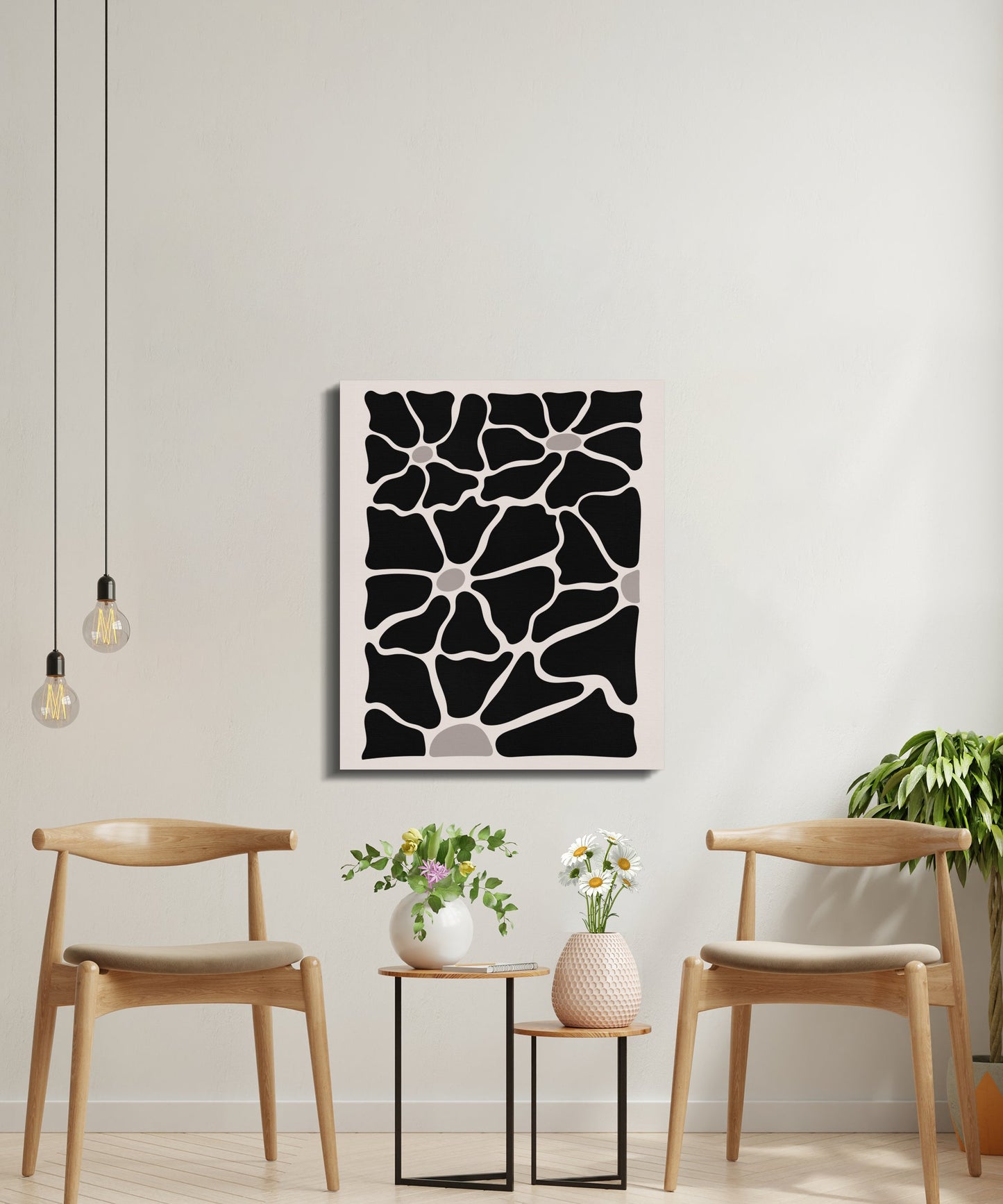 Premium Poster of Intricate Floral Patterns Abstract Canvas Wraps