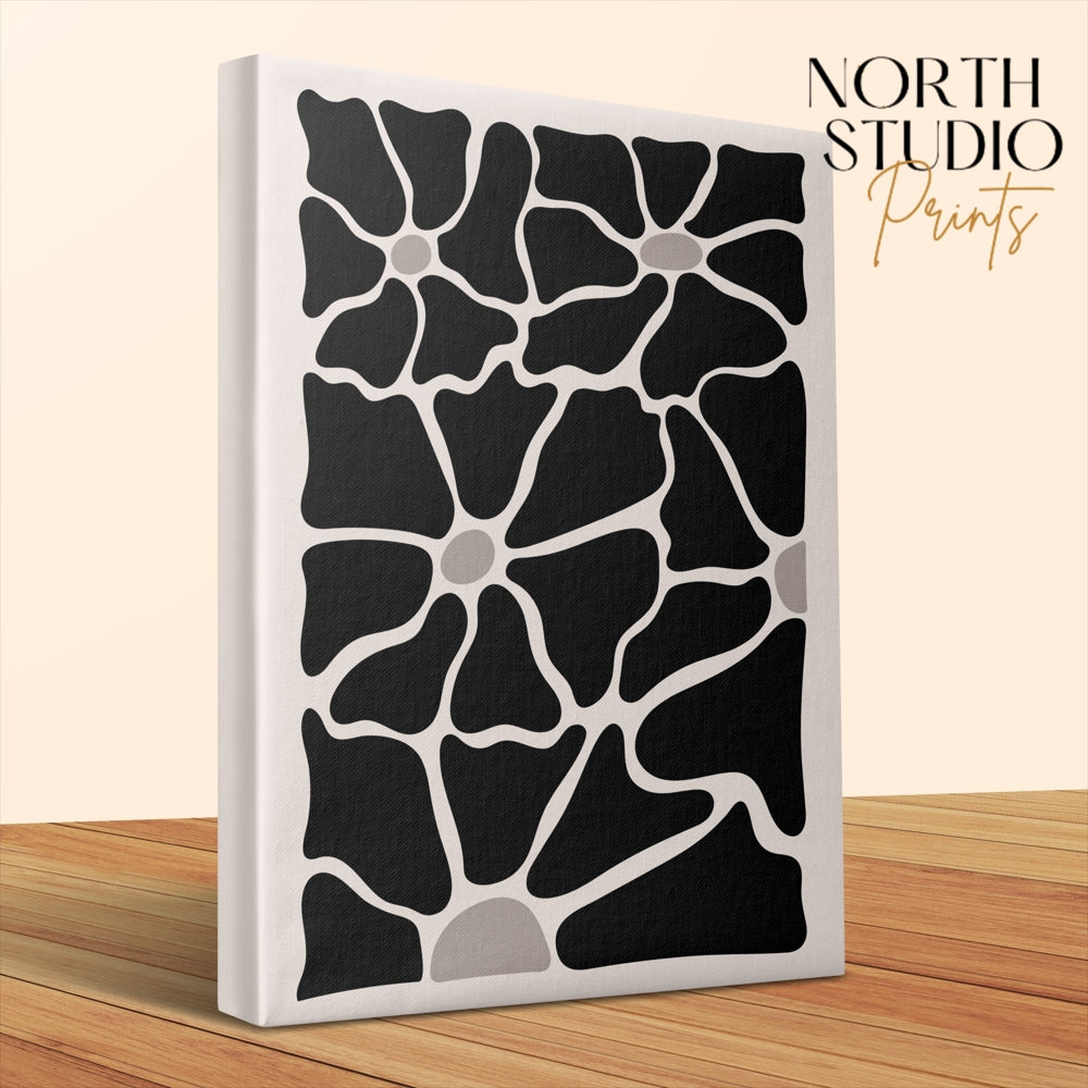 Premium Poster of Intricate Floral Patterns Abstract Canvas Wraps