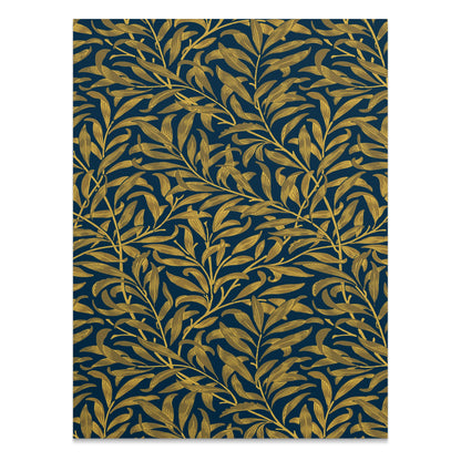 Premium Poster of Intricate Golden Leaves Pattern William Morris Posters