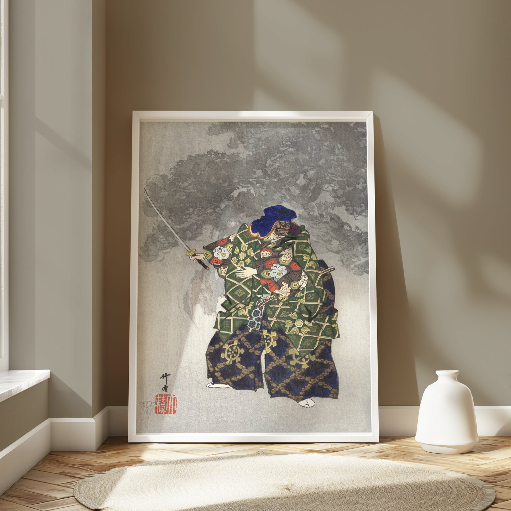 Premium Poster of Intricate Samurai Art Japanese Warriors Collection Posters