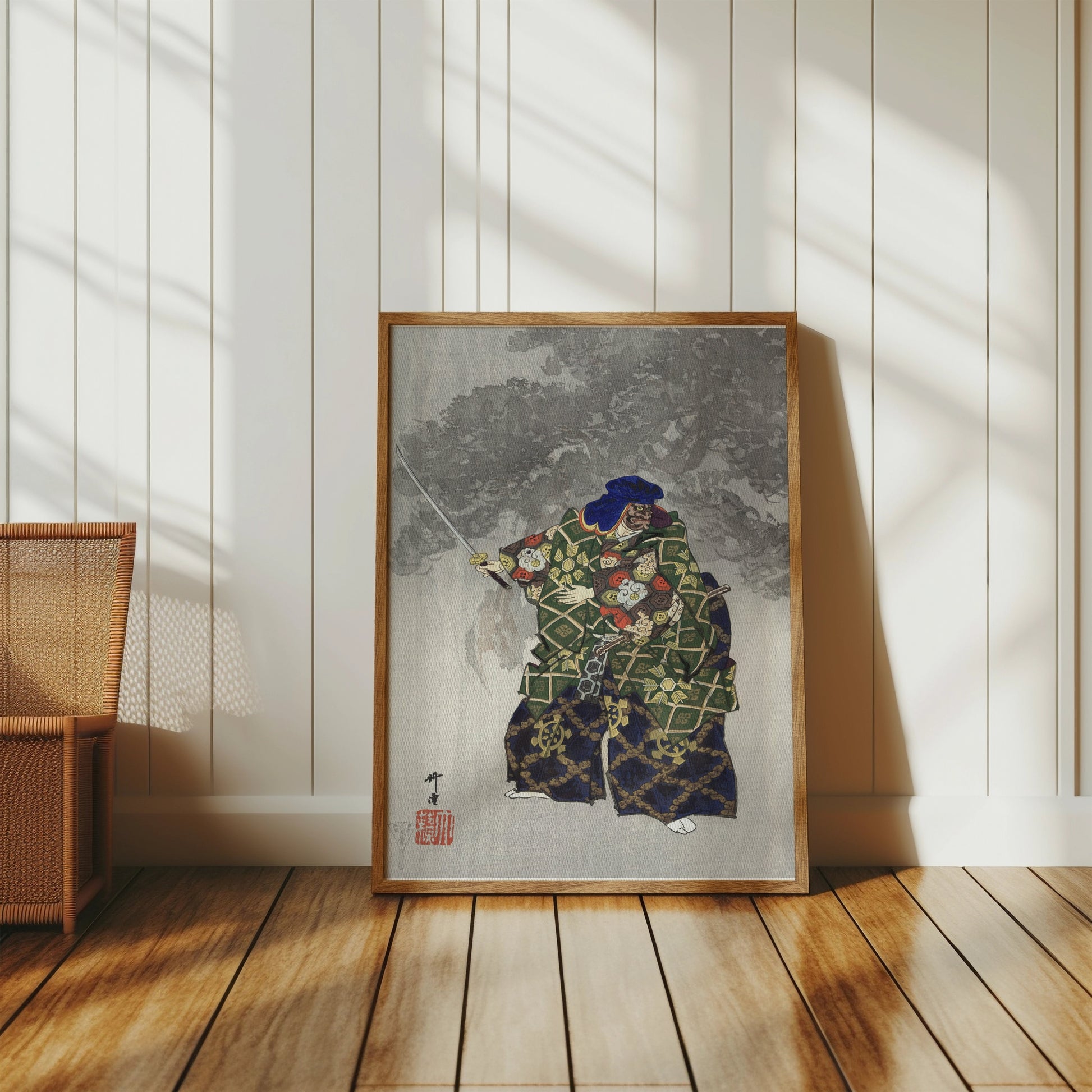 Premium Poster of Intricate Samurai Art Japanese Warriors Collection Posters