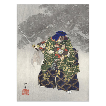 Premium Poster of Intricate Samurai Art Japanese Warriors Collection Posters