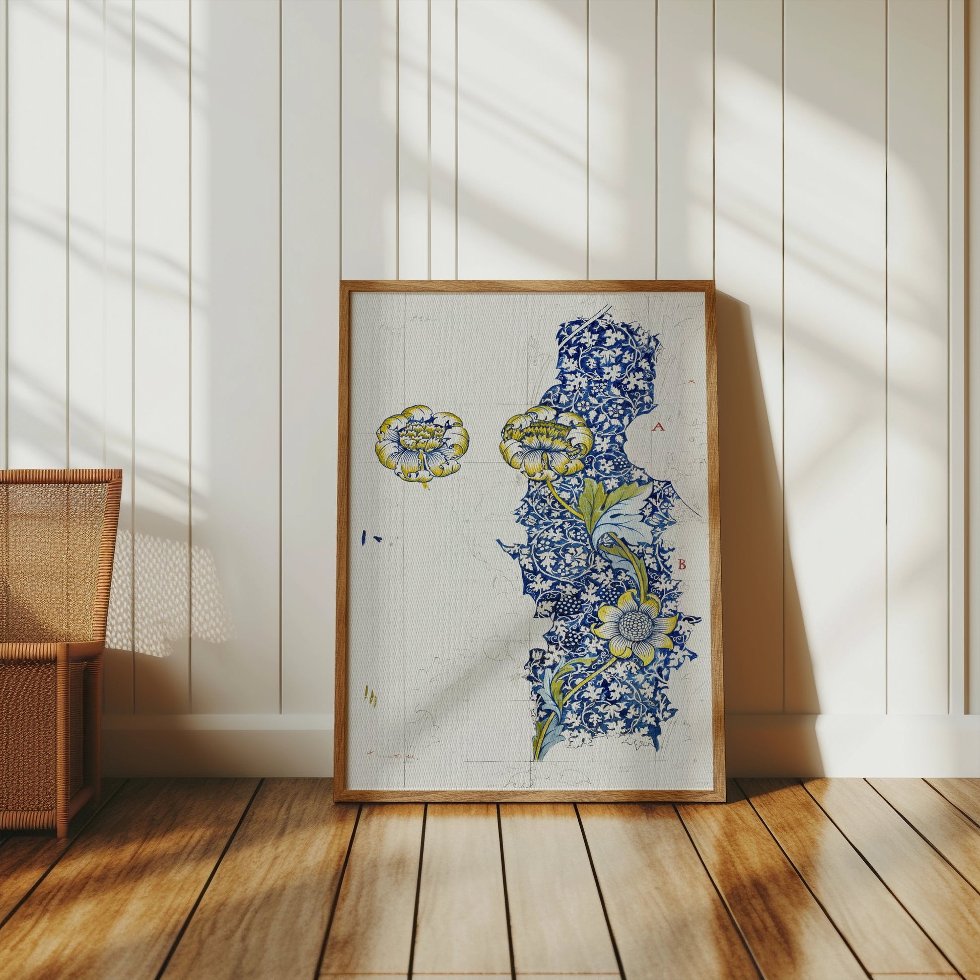 Premium Poster of Intricate William Morris Botanical Art Print Posters