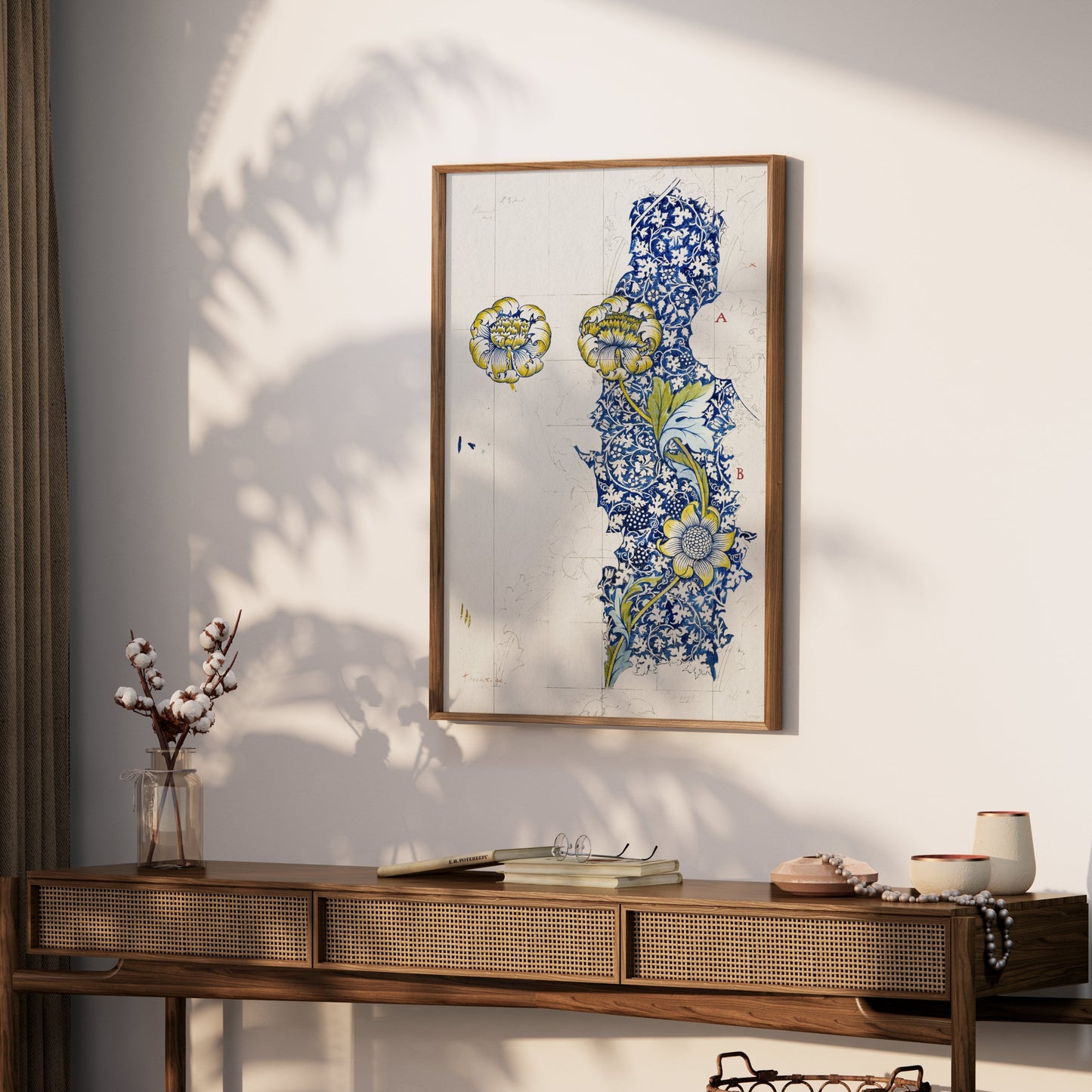 Premium Poster of Intricate William Morris Botanical Art Print Posters