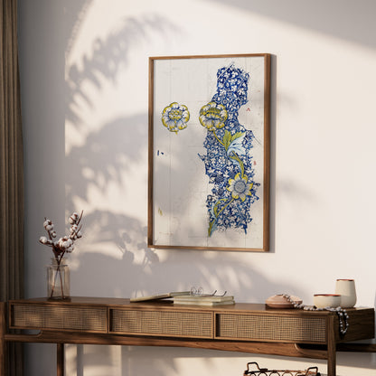 Premium Poster of Intricate William Morris Botanical Art Print Posters