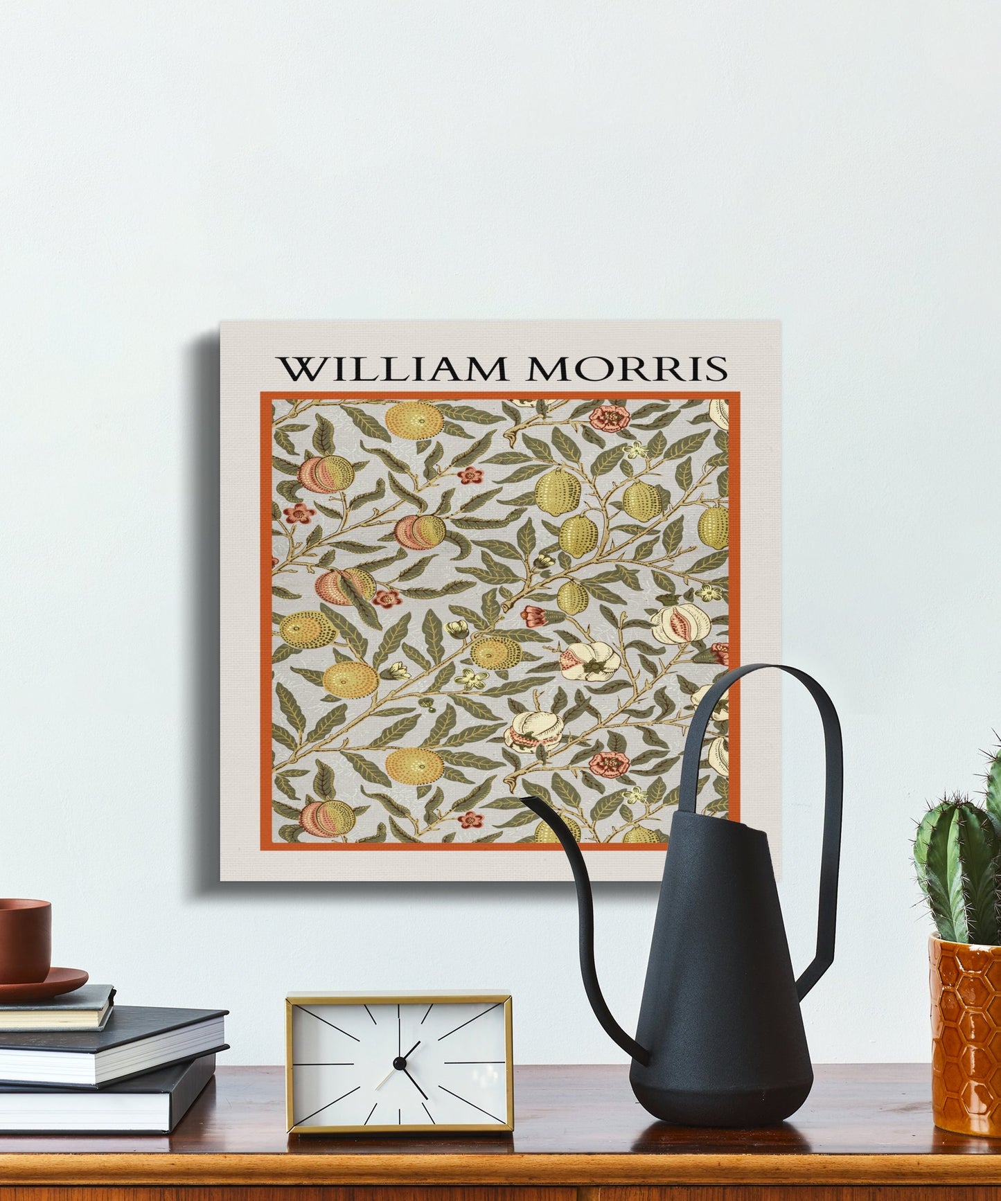 Premium Poster of Intricate William Morris Botanical Design Canvas Wraps