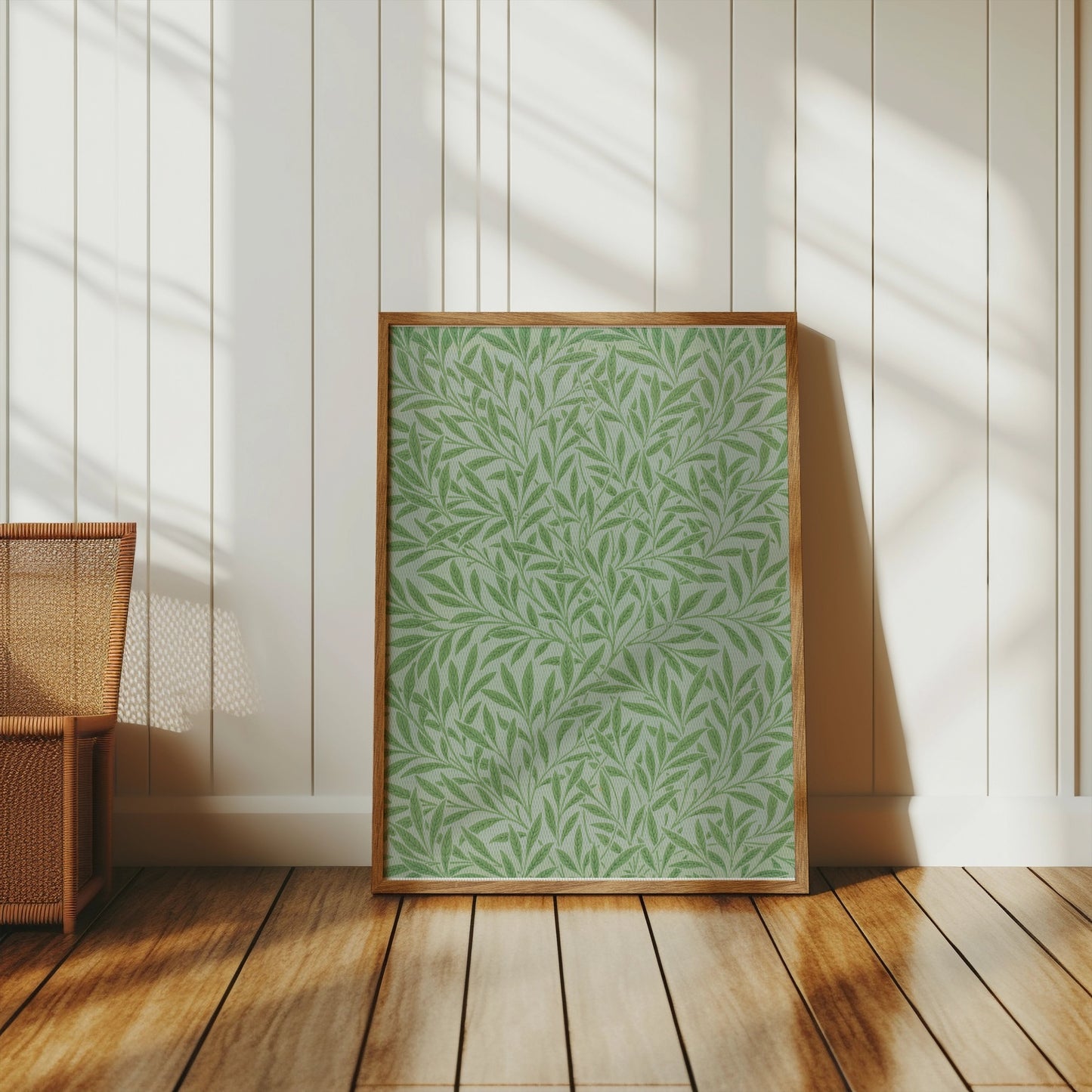 Premium Poster of Intricate William Morris Leaf Pattern Art Prints Posters