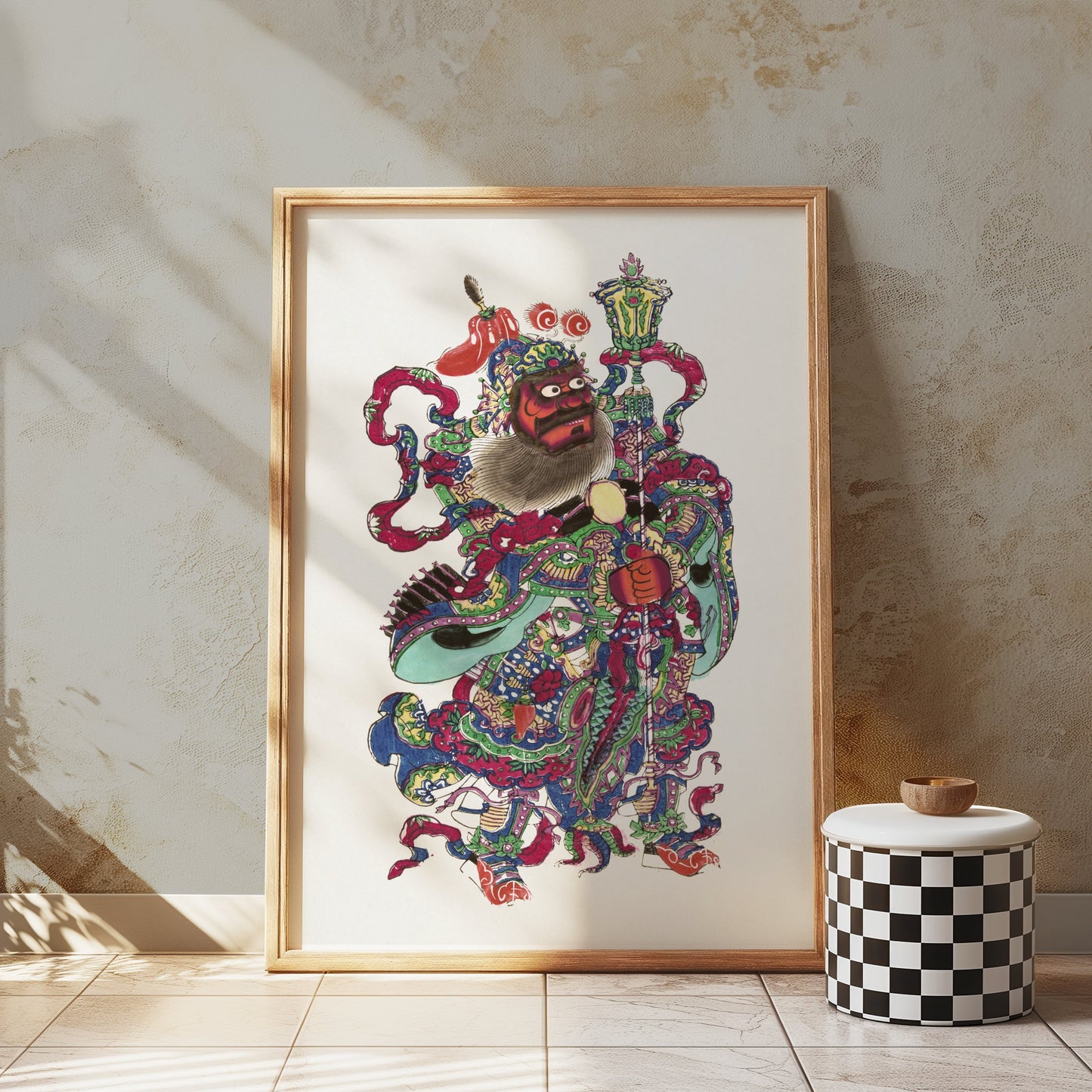 Premium Poster of Intricately Detailed Traditional Japanese Warrior Posters
