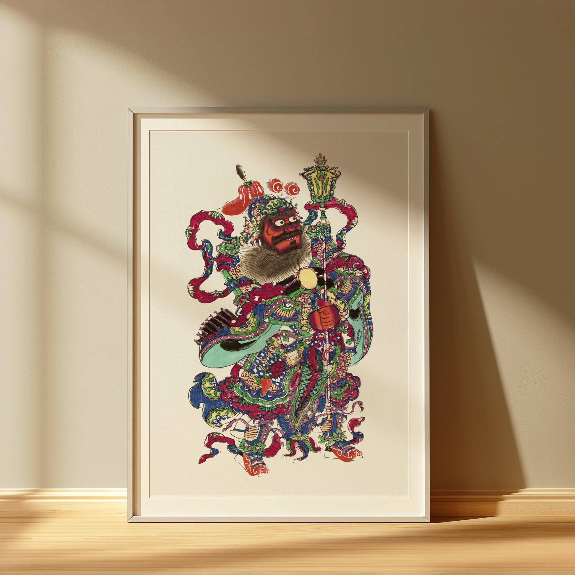 Premium Poster of Intricately Detailed Traditional Japanese Warrior Posters