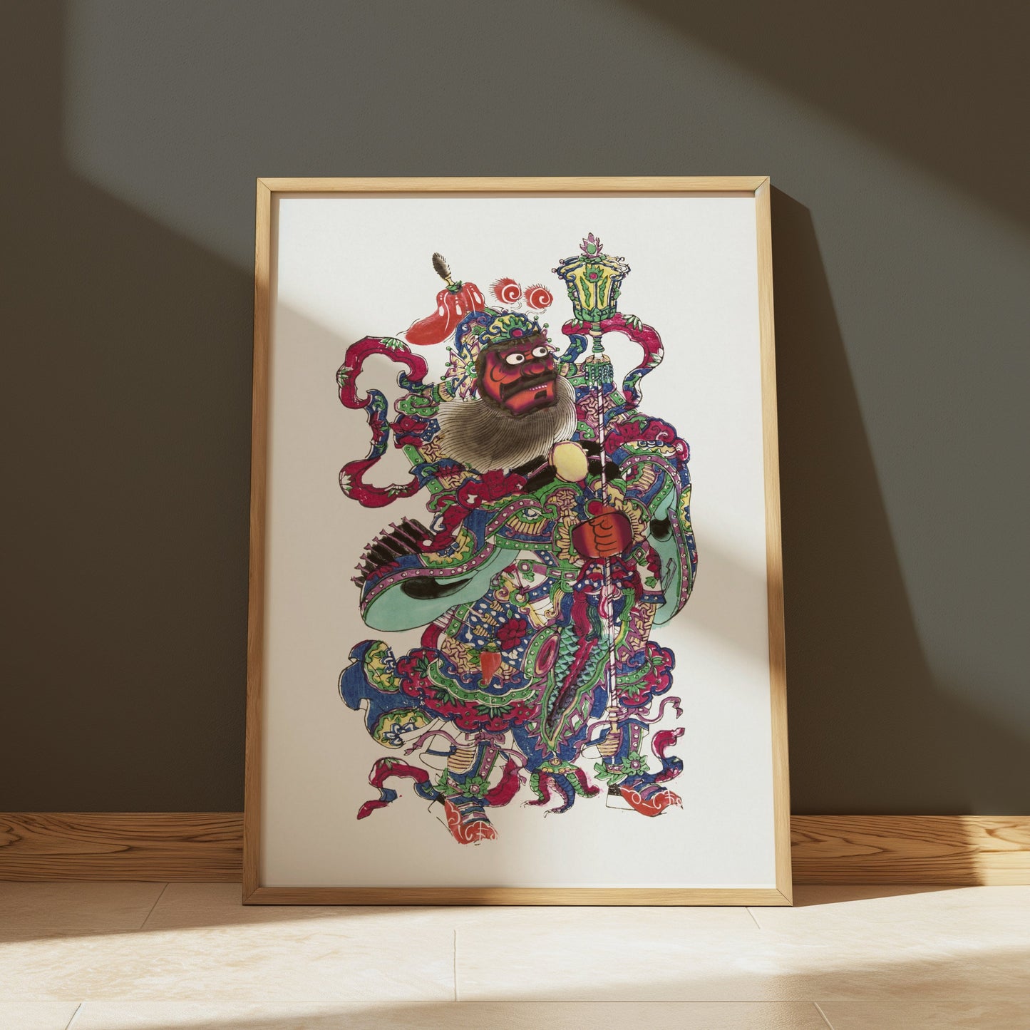 Premium Poster of Intricately Detailed Traditional Japanese Warrior Posters