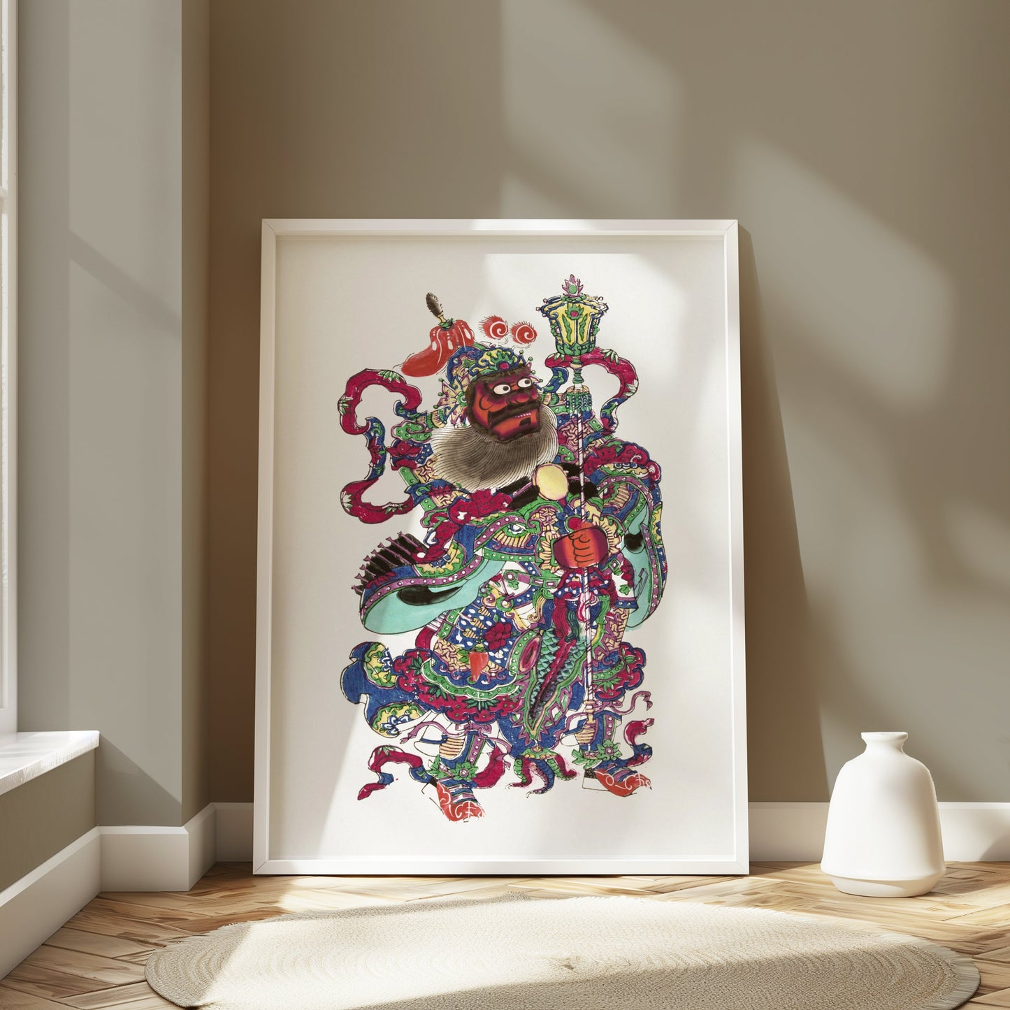 Premium Poster of Intricately Detailed Traditional Japanese Warrior Posters
