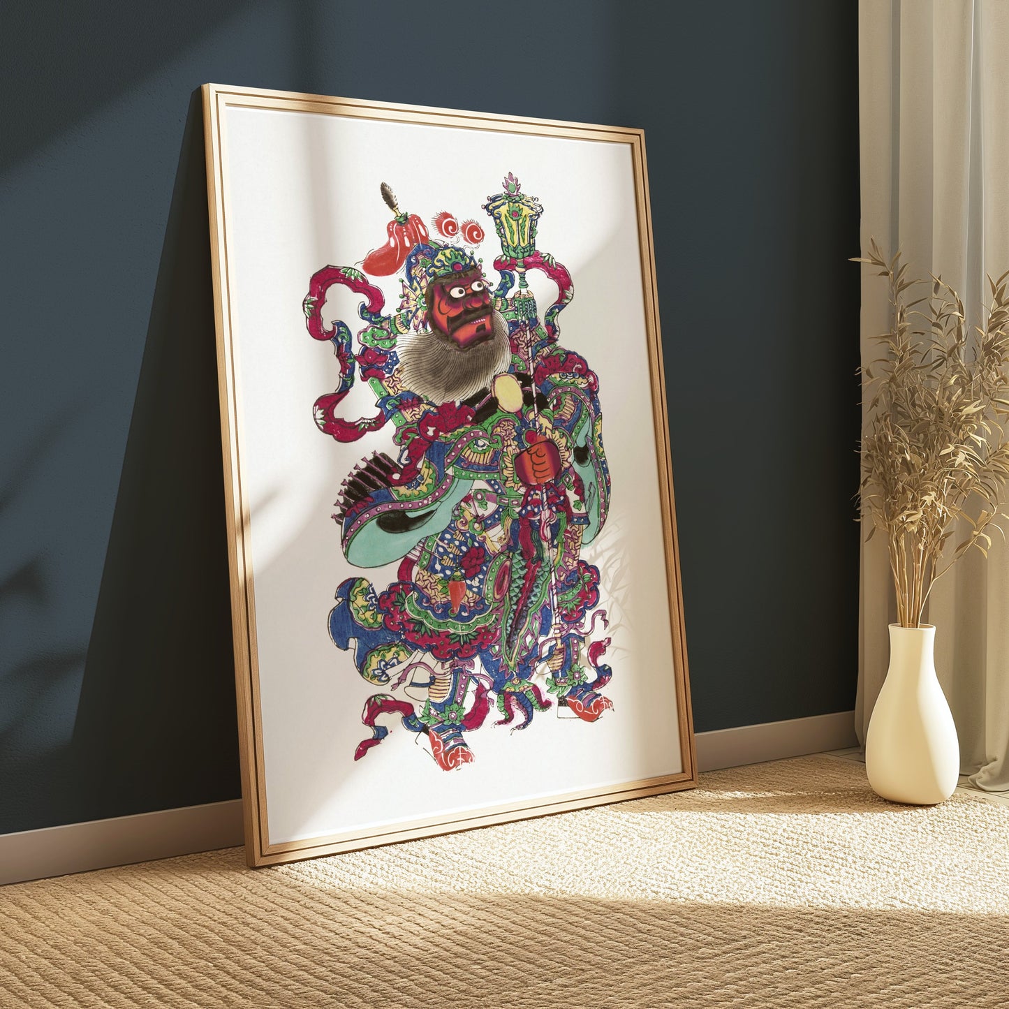 Premium Poster of Intricately Detailed Traditional Japanese Warrior Posters