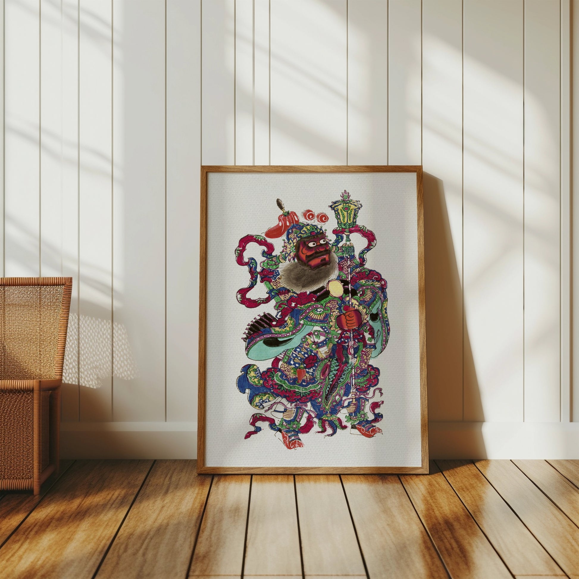 Premium Poster of Intricately Detailed Traditional Japanese Warrior Posters