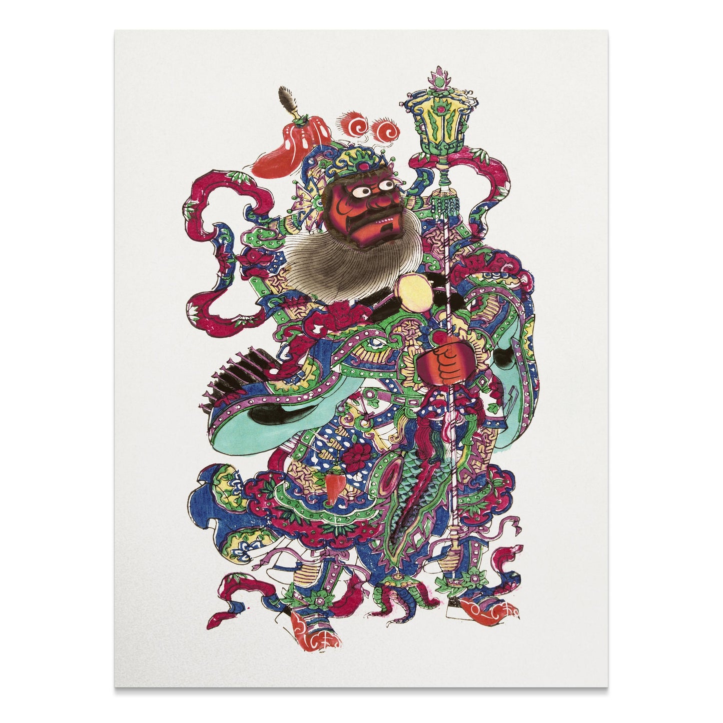 Premium Poster of Intricately Detailed Traditional Japanese Warrior Posters