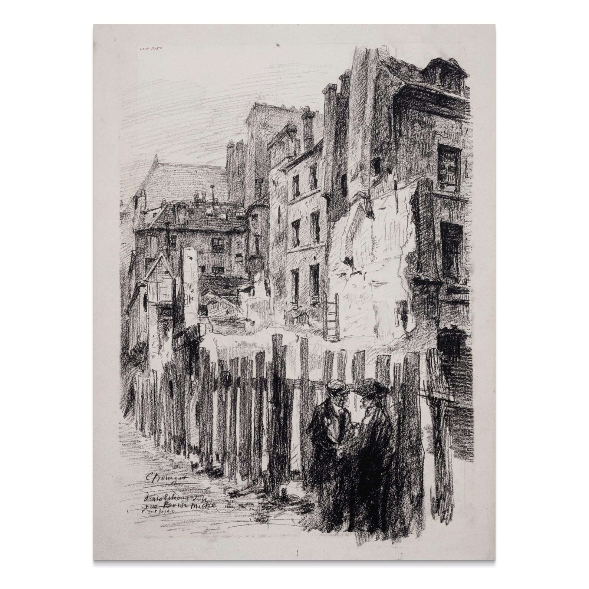 Premium Poster of Intricately Detailed Urban Scene Art Lithography Posters