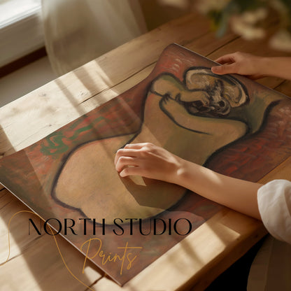 Premium Poster of Intriguing Abstract Art Naked Human Back Posters