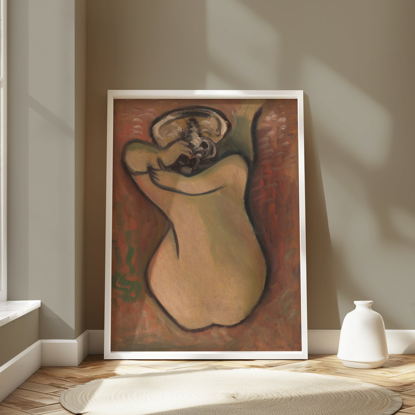 Premium Poster of Intriguing Abstract Art Naked Human Back Posters