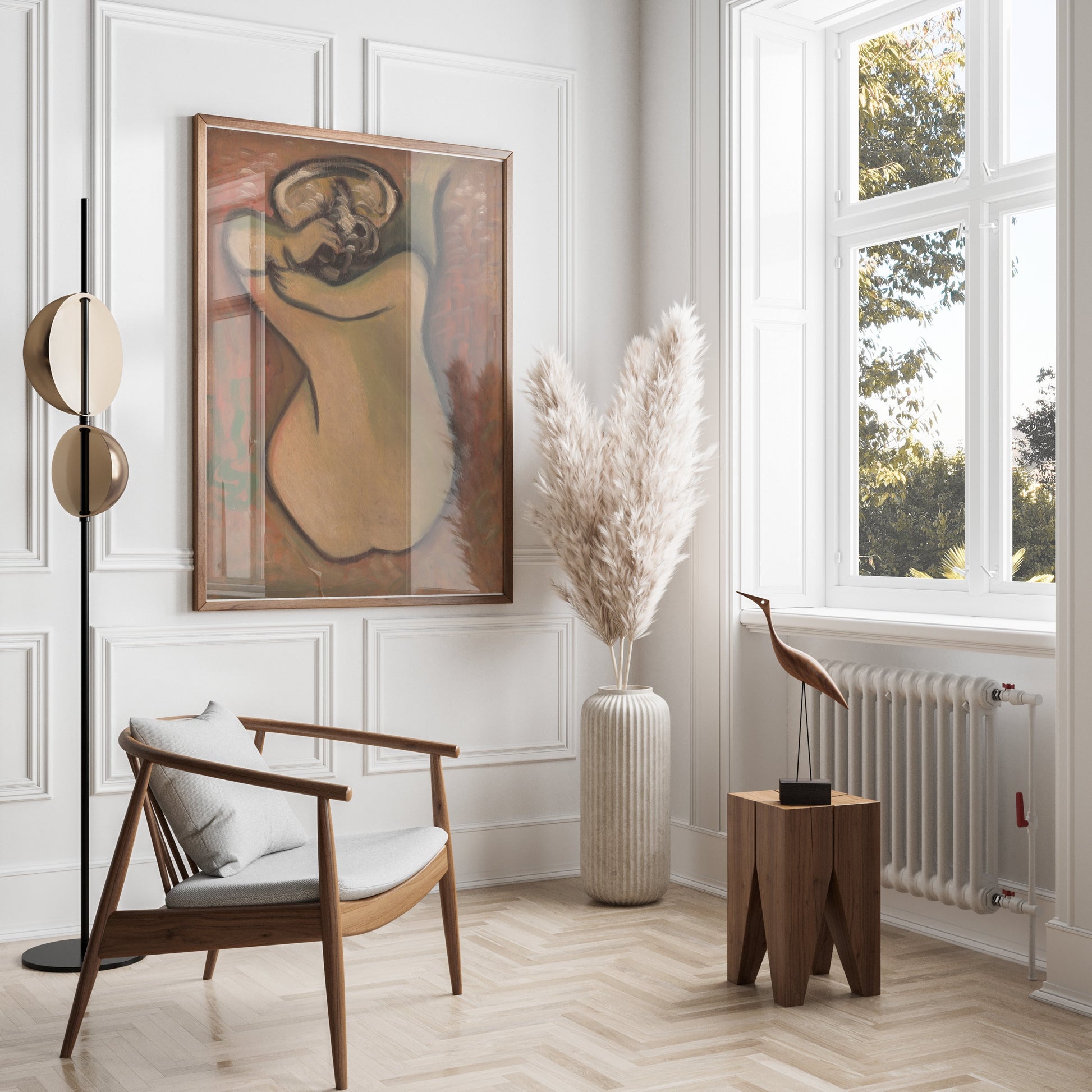 Premium Poster of Intriguing Abstract Art Naked Human Back Posters