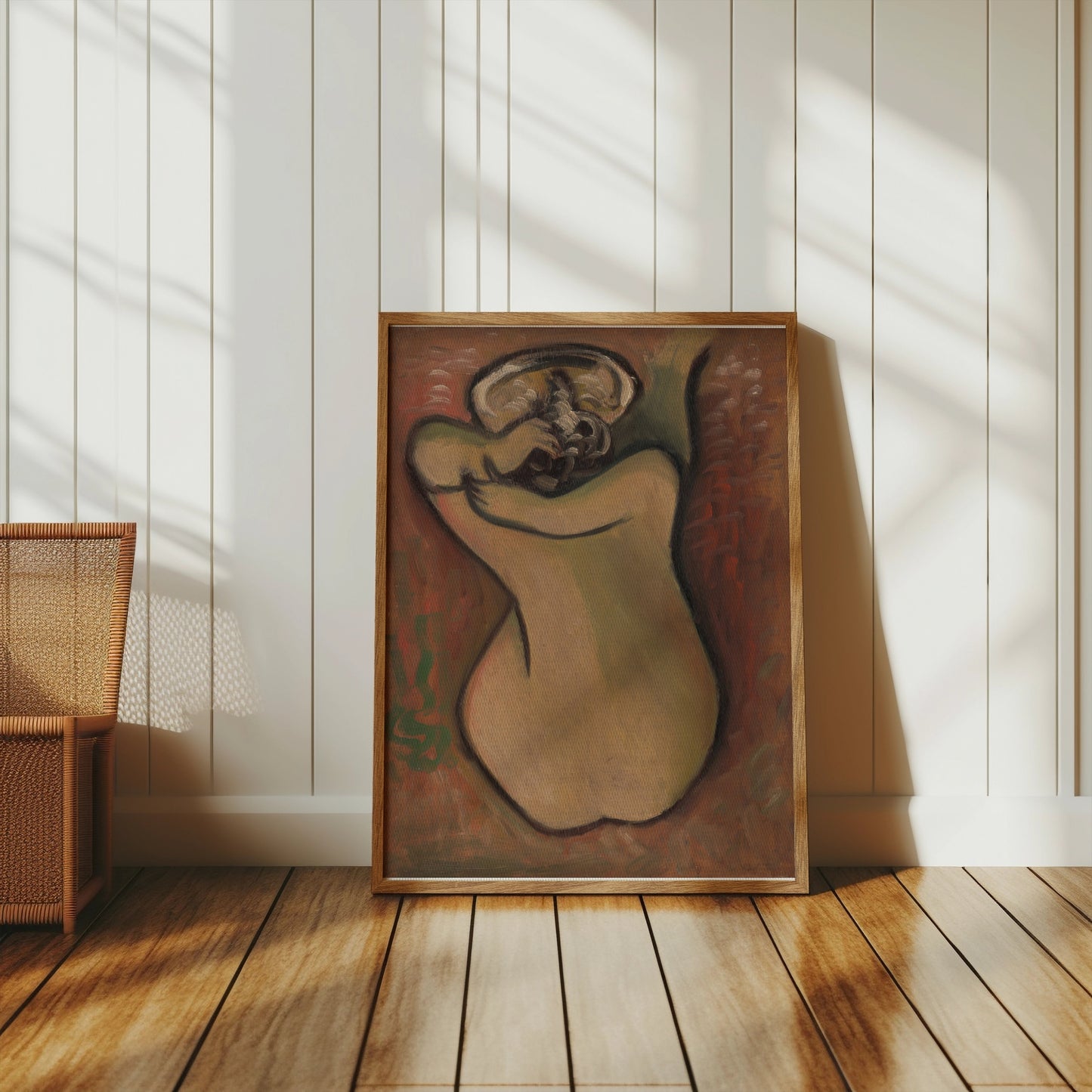 Premium Poster of Intriguing Abstract Art Naked Human Back Posters