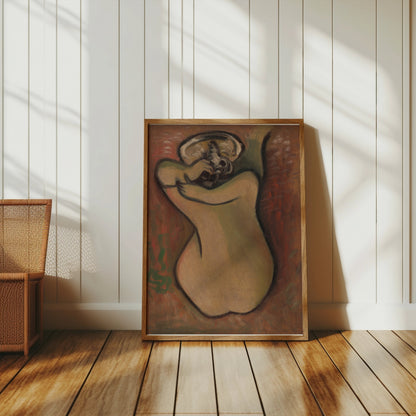 Premium Poster of Intriguing Abstract Art Naked Human Back Posters