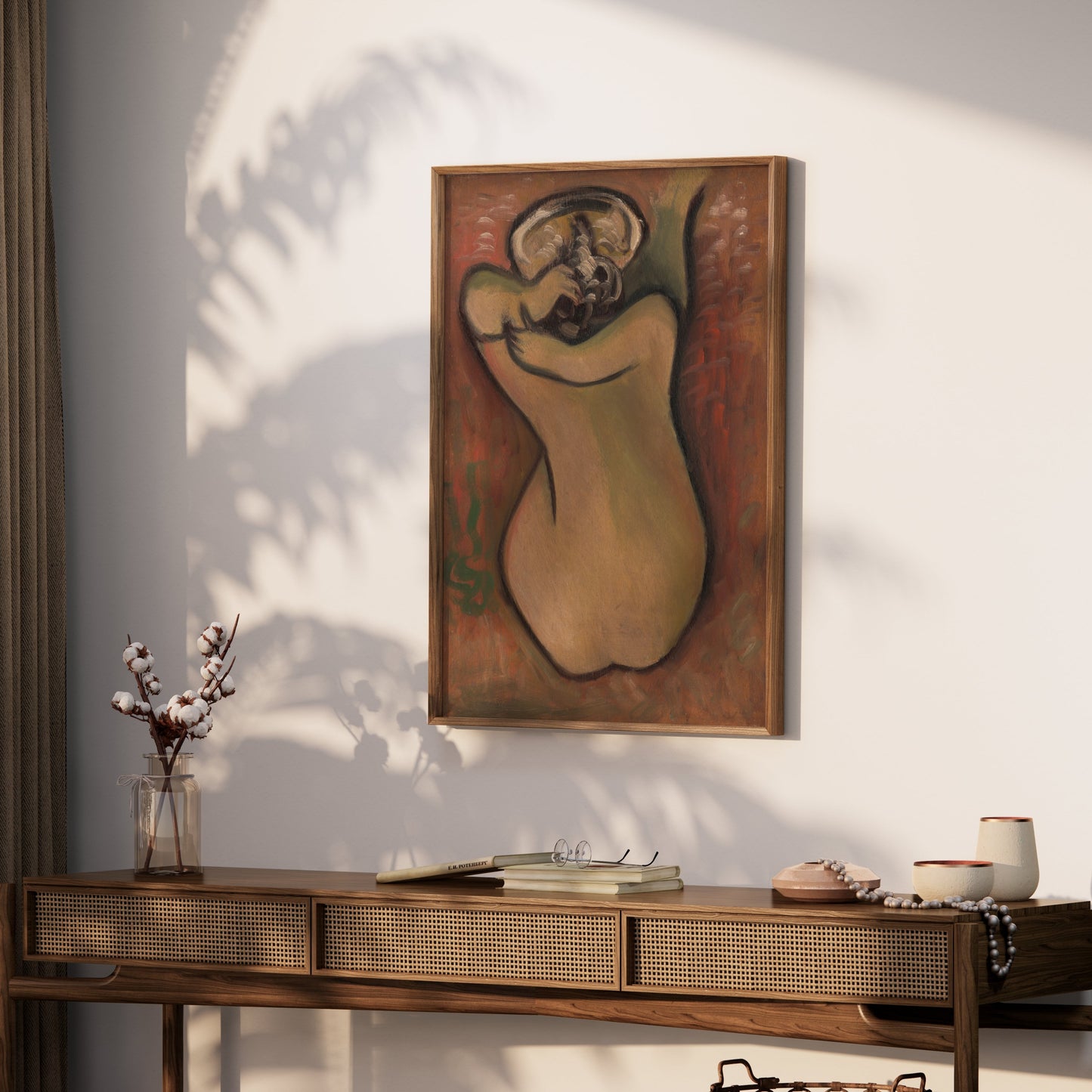 Premium Poster of Intriguing Abstract Art Naked Human Back Posters