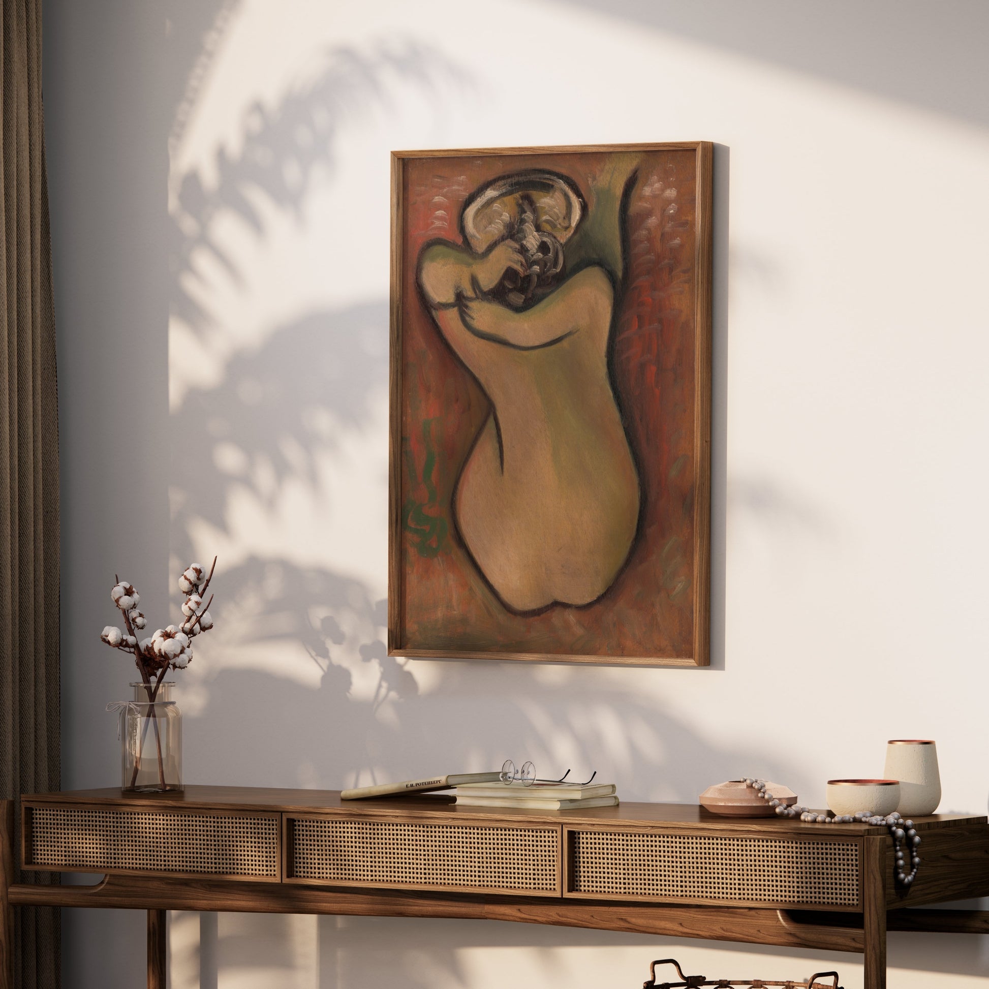 Premium Poster of Intriguing Abstract Art Naked Human Back Posters