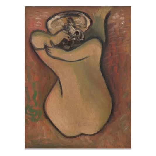 Premium Poster of Intriguing Abstract Art Naked Human Back Posters