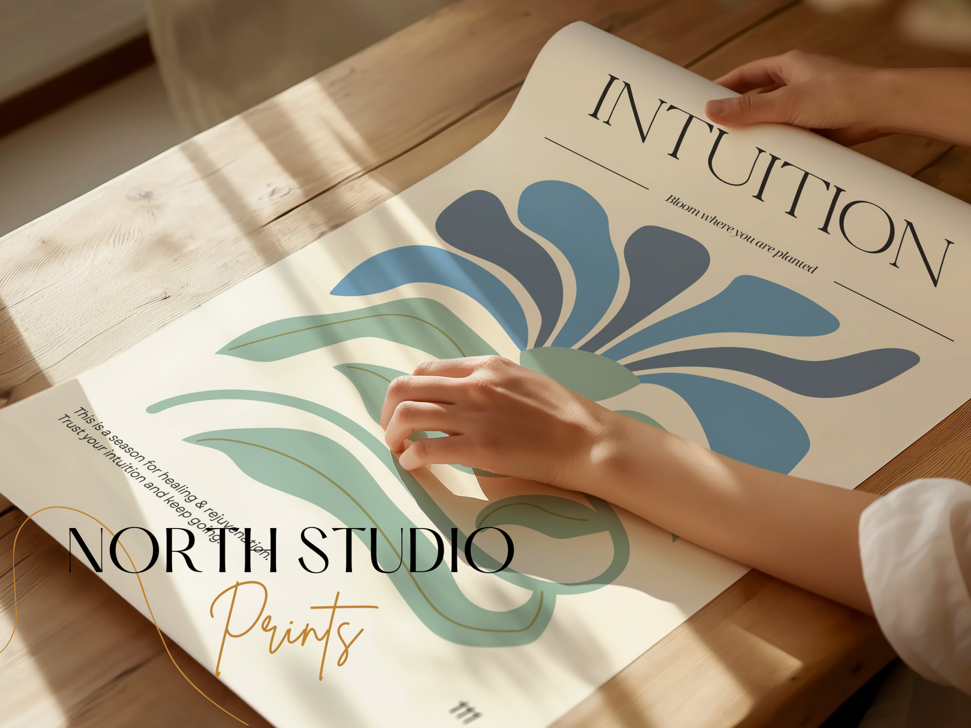 Premium Poster of Intuition Bloom Where You Are Planted Art Posters
